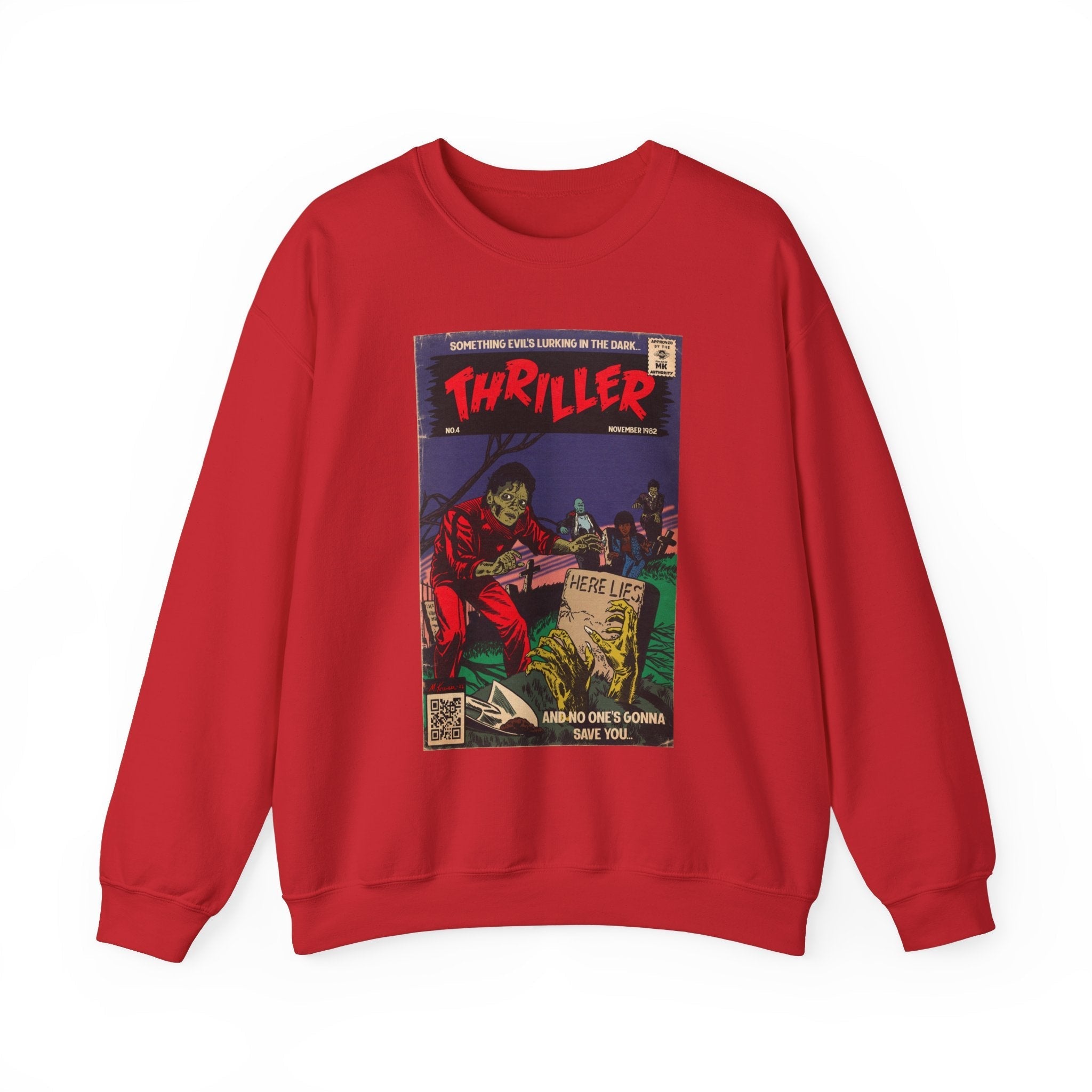 Thriller - Unisex Heavy BlendÃ¢â€žÂ¢ Crewneck Sweatshirt T-Shirts, Hoodie | CiraTrend.com (Image 2)