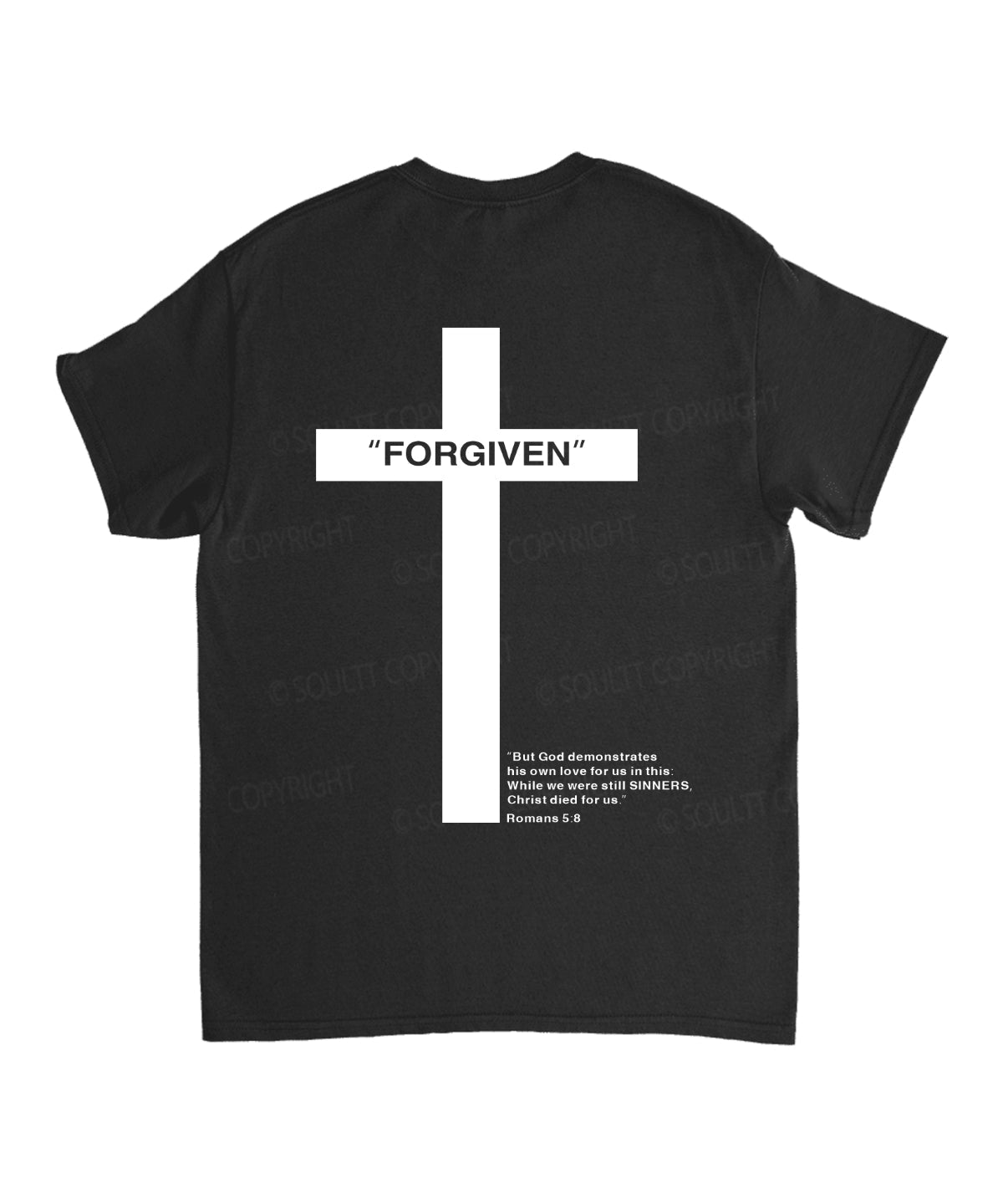 Forgiven Double Sided Cotton Christian T-Shirts, Hoodie, Sweatshirt