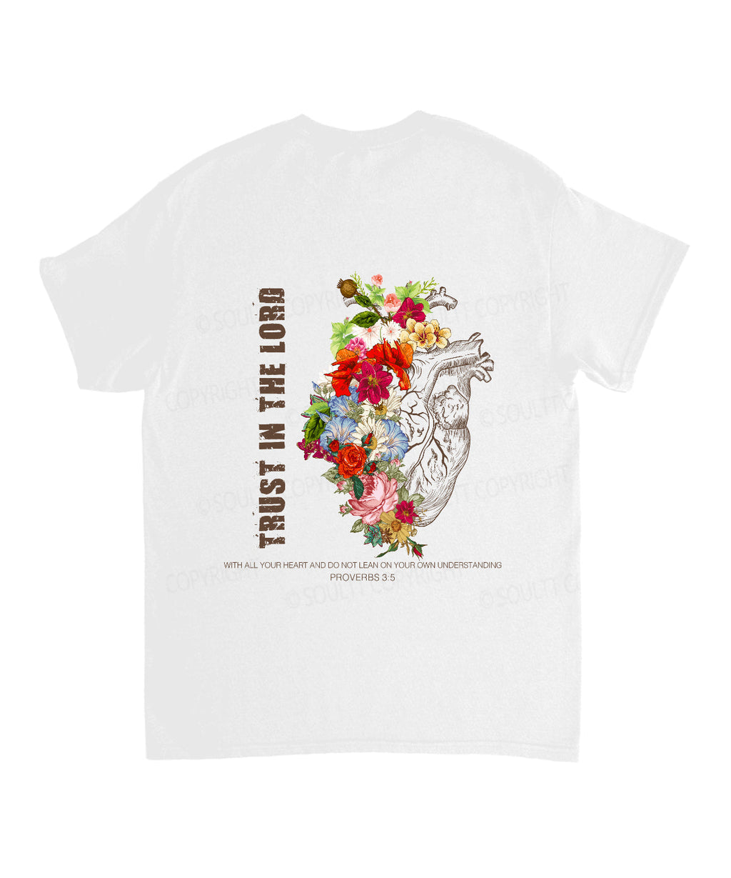 Trust In The Lord Double Sided Unisex Cotton Christian T-Shirt Style001 Hoodie, Sweatshirt | CiraTrend.com (Image 3)