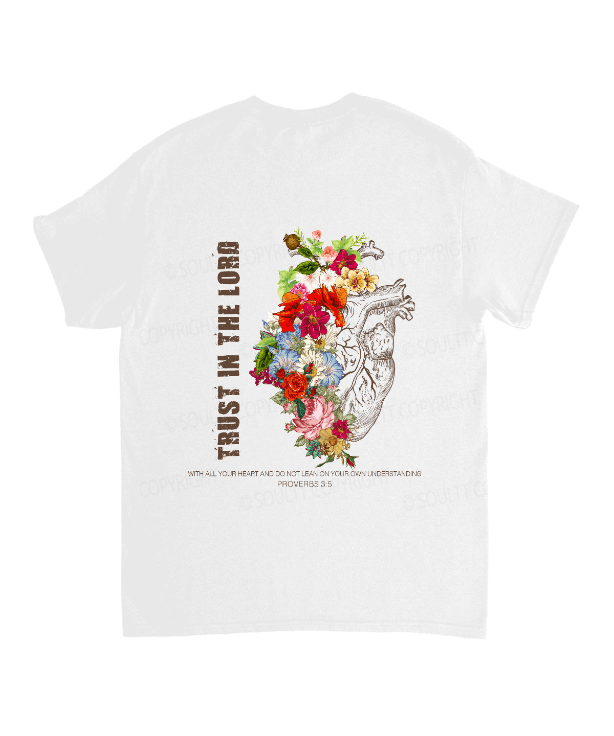 Trust In The Lord Double Sided Unisex Cotton Christian T-Shirt Style001 Hoodie, Sweatshirt | CiraTrend.com (Image 3)
