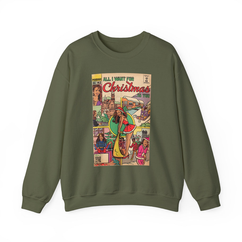 All I Want For Christmas.. - Unisex Heavy BlendÃ¢â€žÂ¢ Crewneck Sweatshirt T-Shirts, Hoodie | CiraTrend.com (Image 3)