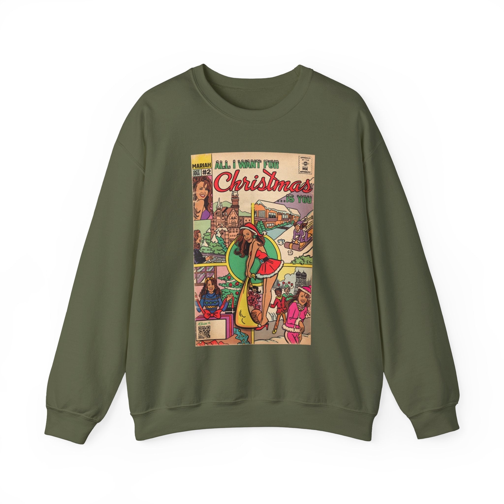 All I Want For Christmas.. - Unisex Heavy BlendÃ¢â€žÂ¢ Crewneck Sweatshirt T-Shirts, Hoodie | CiraTrend.com (Image 3)