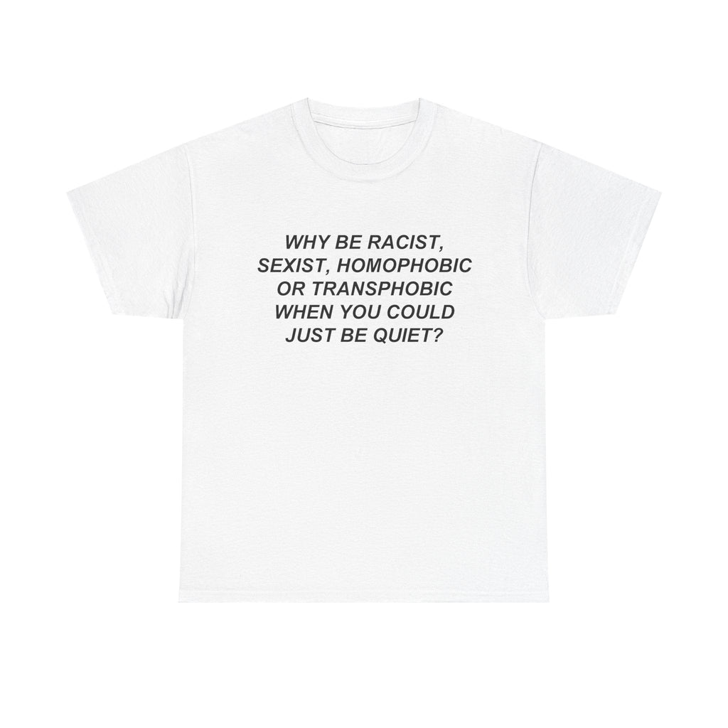 Just Be Quiet Tee Hoodie, Sweatshirt | CiraTrend.com (Image 2)