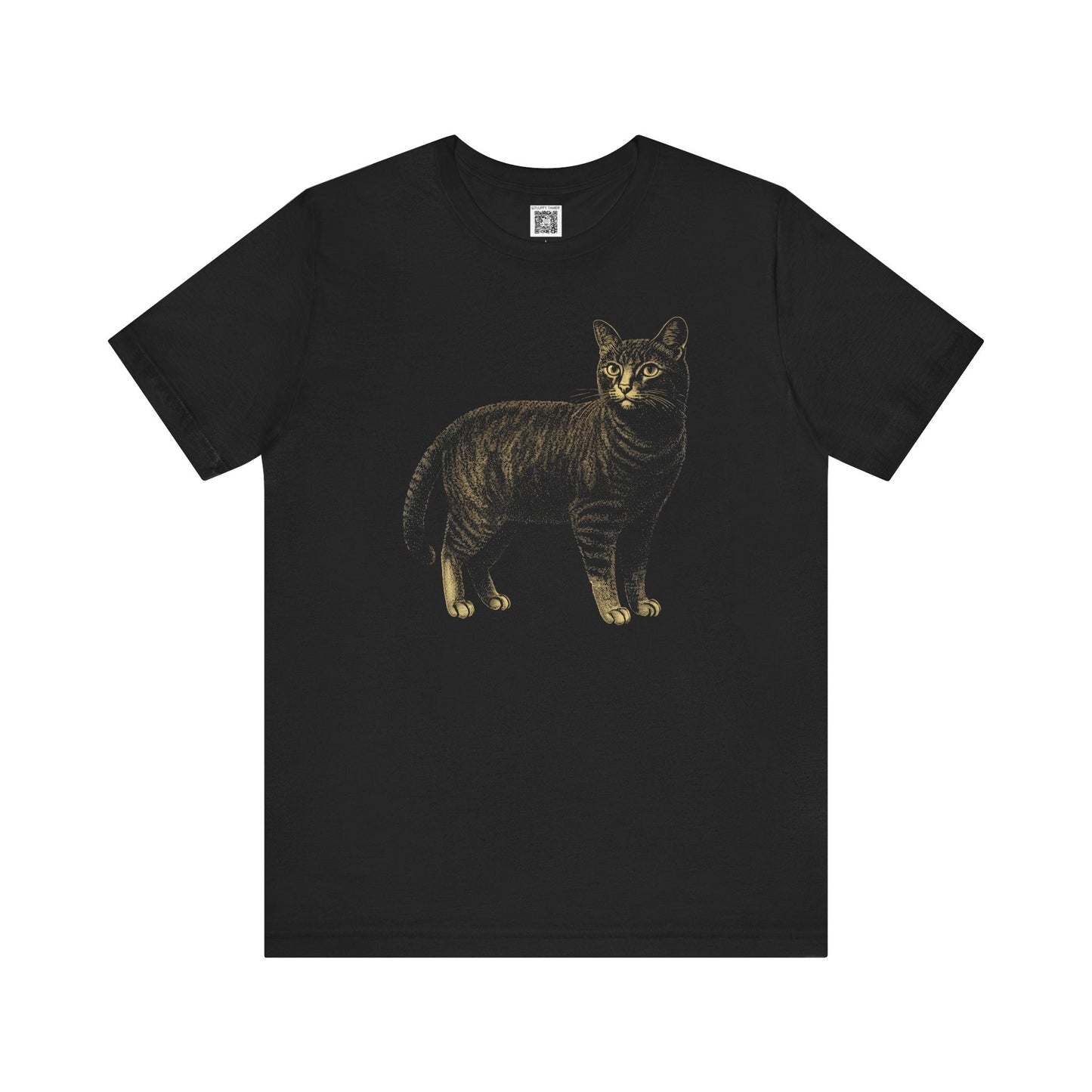 Vintage Cat Graphic Tee Style004