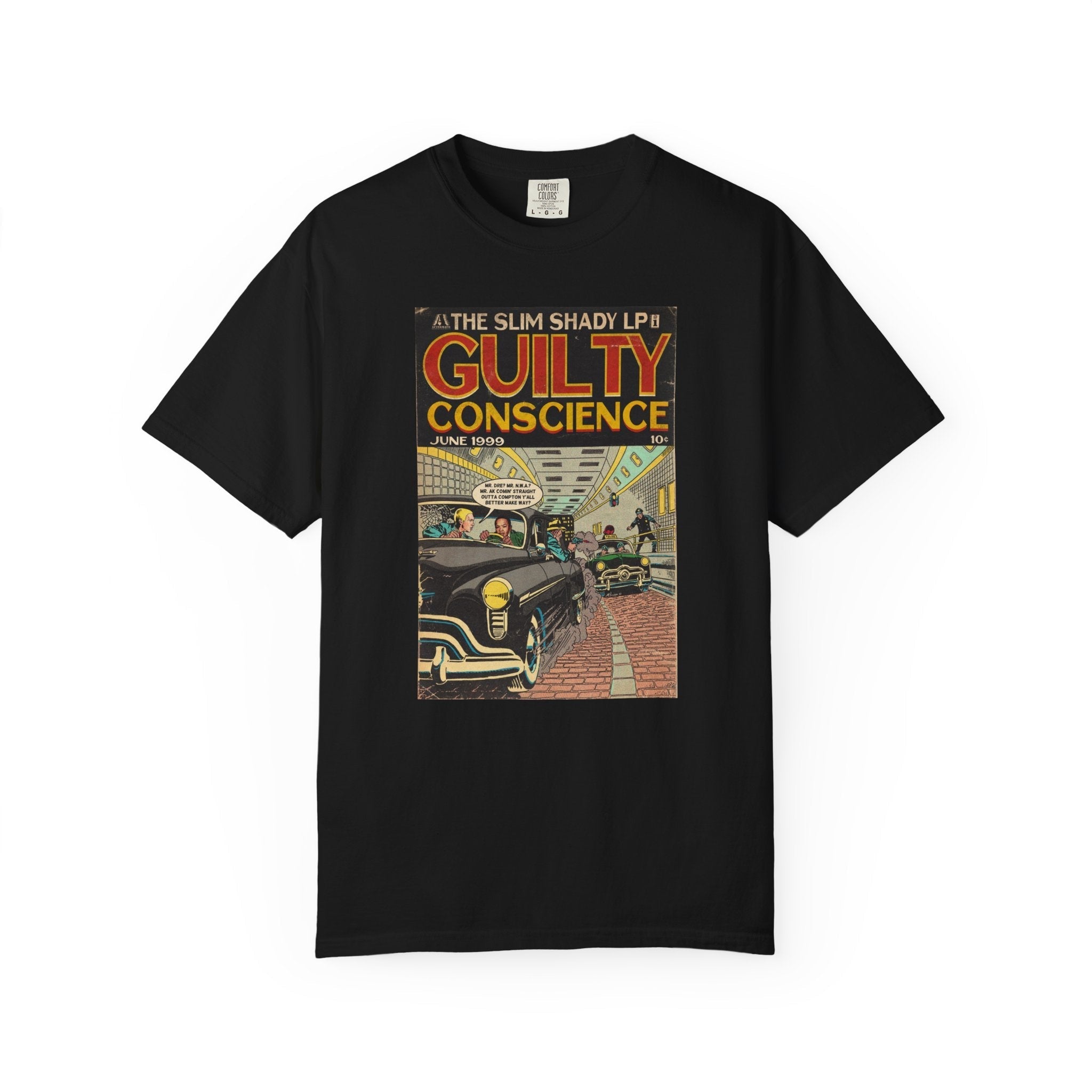 Guilty Conscience - Unisex Comfort Colors T-shirt Hoodie, Sweatshirt | CiraTrend.com (Image 4)