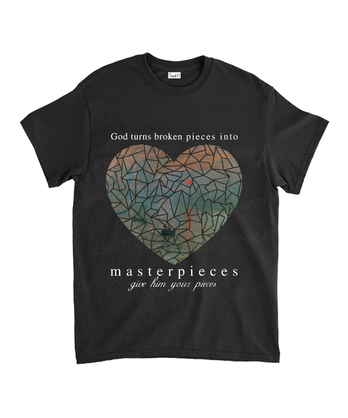 Sunrise God Turns Unisex Cotton Christian T-Shirt Hoodie, Sweatshirt | CiraTrend.com (Image 1)