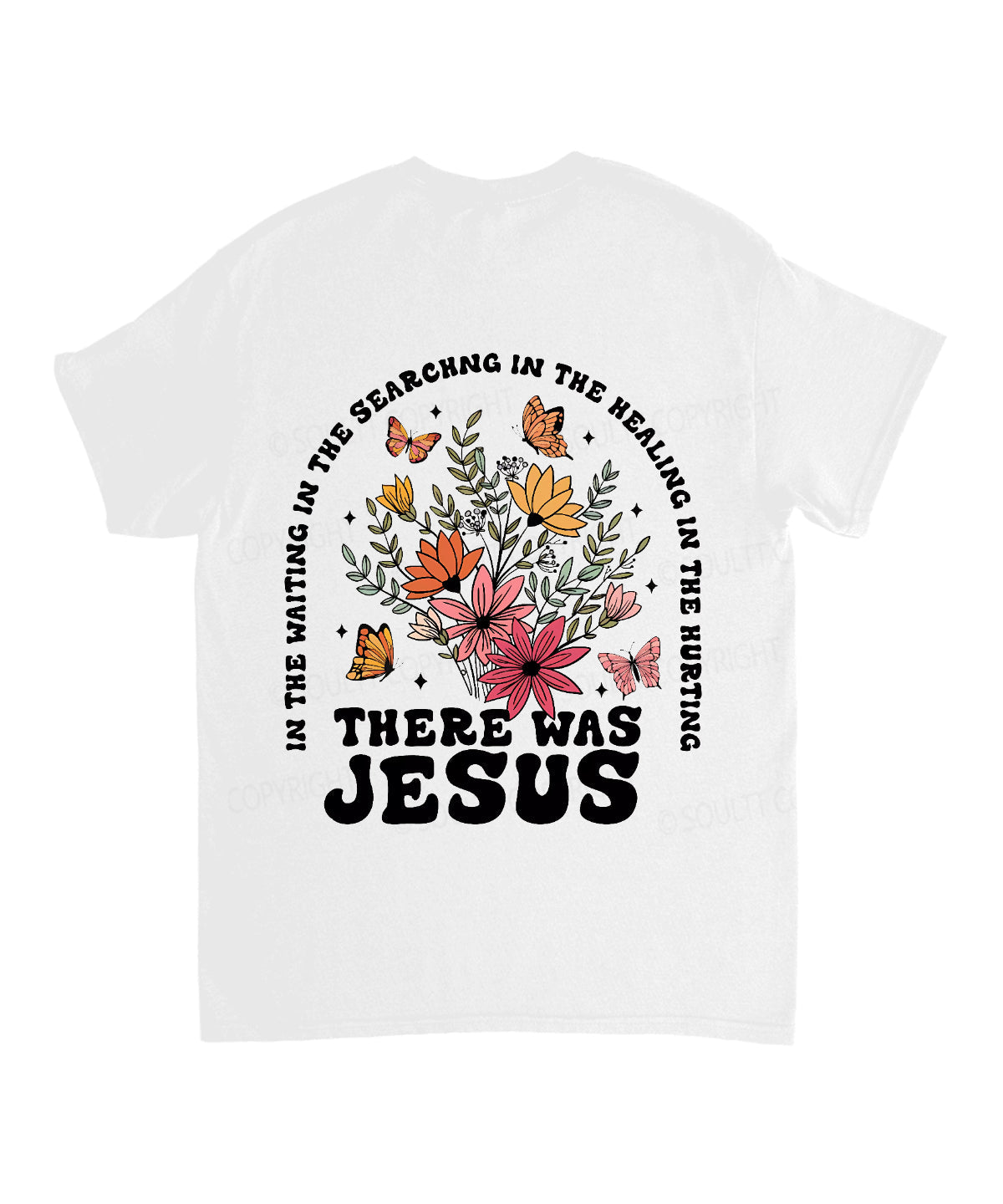 There Was Jesus Double Sided Unisex Cotton Christian T-Shirt Hoodie, Sweatshirt | CiraTrend.com (Image 3)