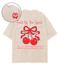 Fruit Of The Spirit Double Sided Unisex Washed Christian T-shirt Style012 Hoodie, Sweatshirt | CiraTrend.com (Image 1)
