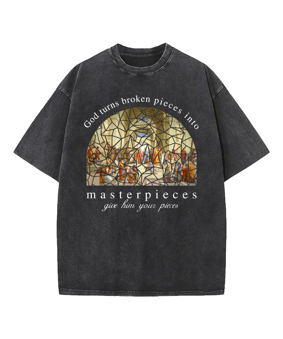 The School of Athens God Turns Washed Christian T-shirt Hoodie, Sweatshirt | CiraTrend.com (Image 2)