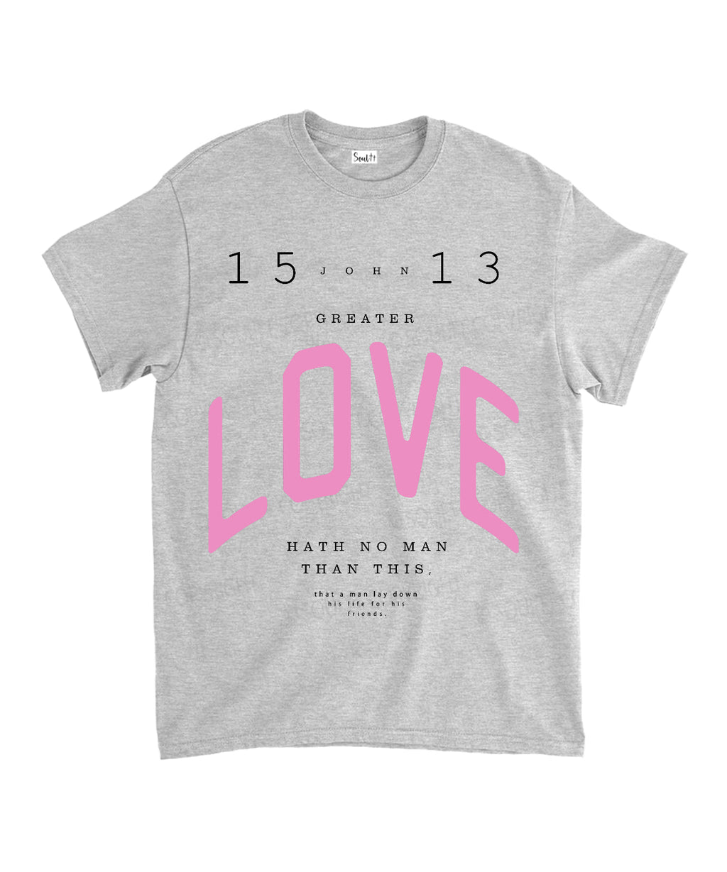 Greater Love Unisex Cotton Christian T-Shirt Hoodie, Sweatshirt | CiraTrend.com (Image 3)