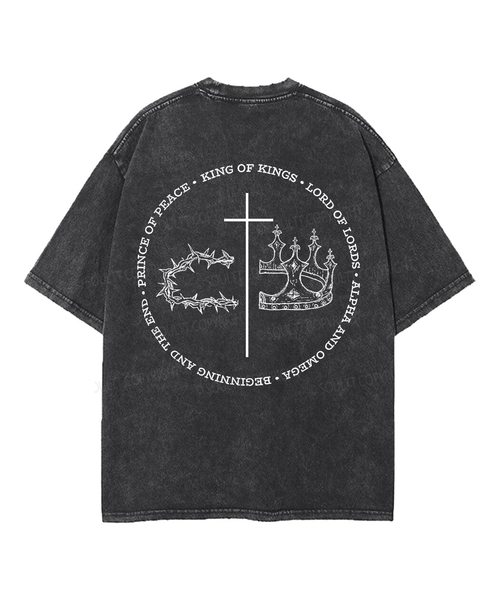 King Of Kings Double Sided Unisex Washed Christian T-shirt Style001 Hoodie, Sweatshirt | CiraTrend.com (Image 3)