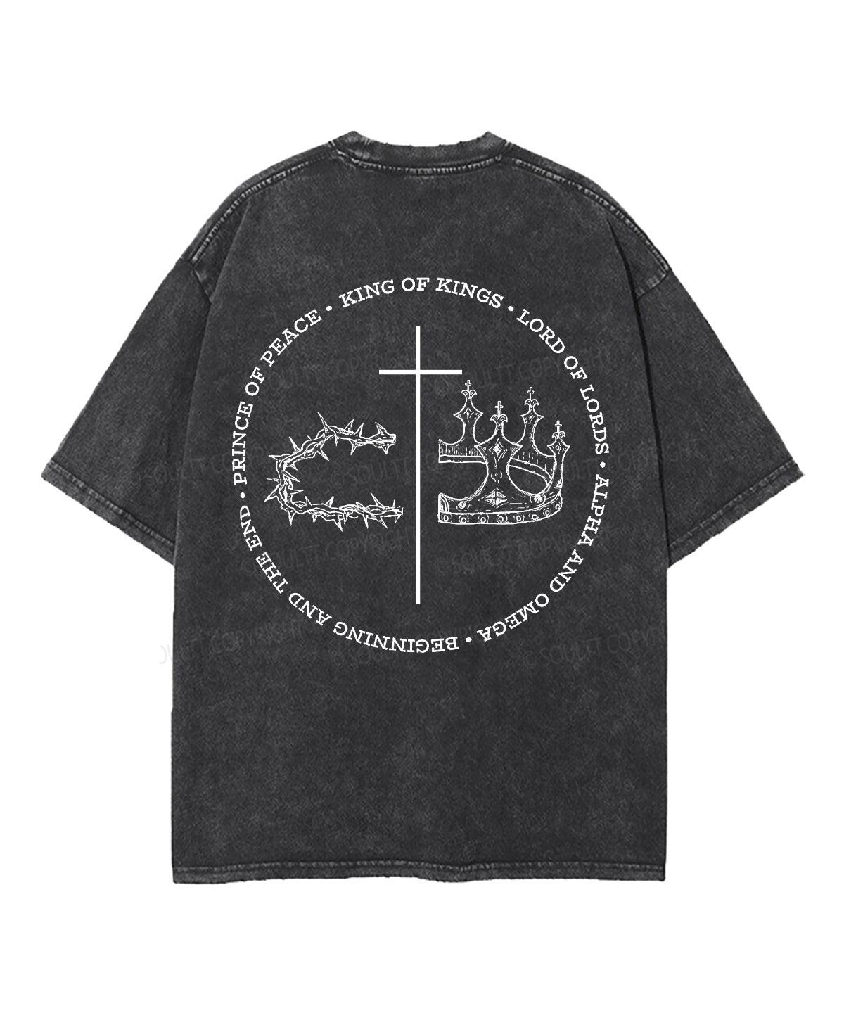 King Of Kings Double Sided Unisex Washed Christian T-shirt Style001 Hoodie, Sweatshirt | CiraTrend.com (Image 3)