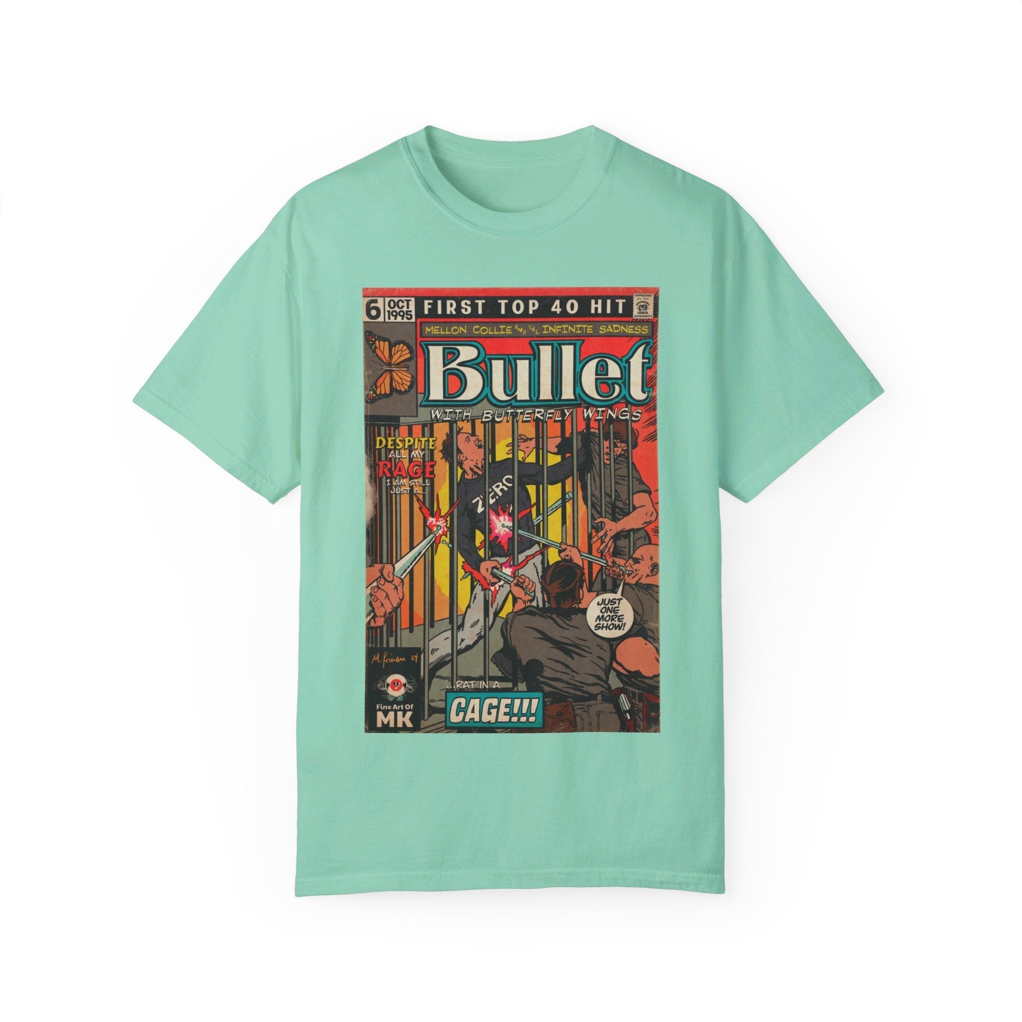 Bullet With Butterfly Wings - Unisex Comfort Colors T-shirt Hoodie, Sweatshirt | CiraTrend.com (Image 3)