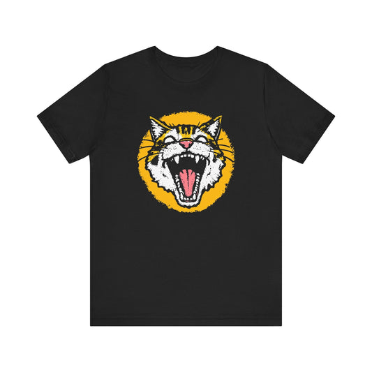Roaring Cat Graphic Tee Style001