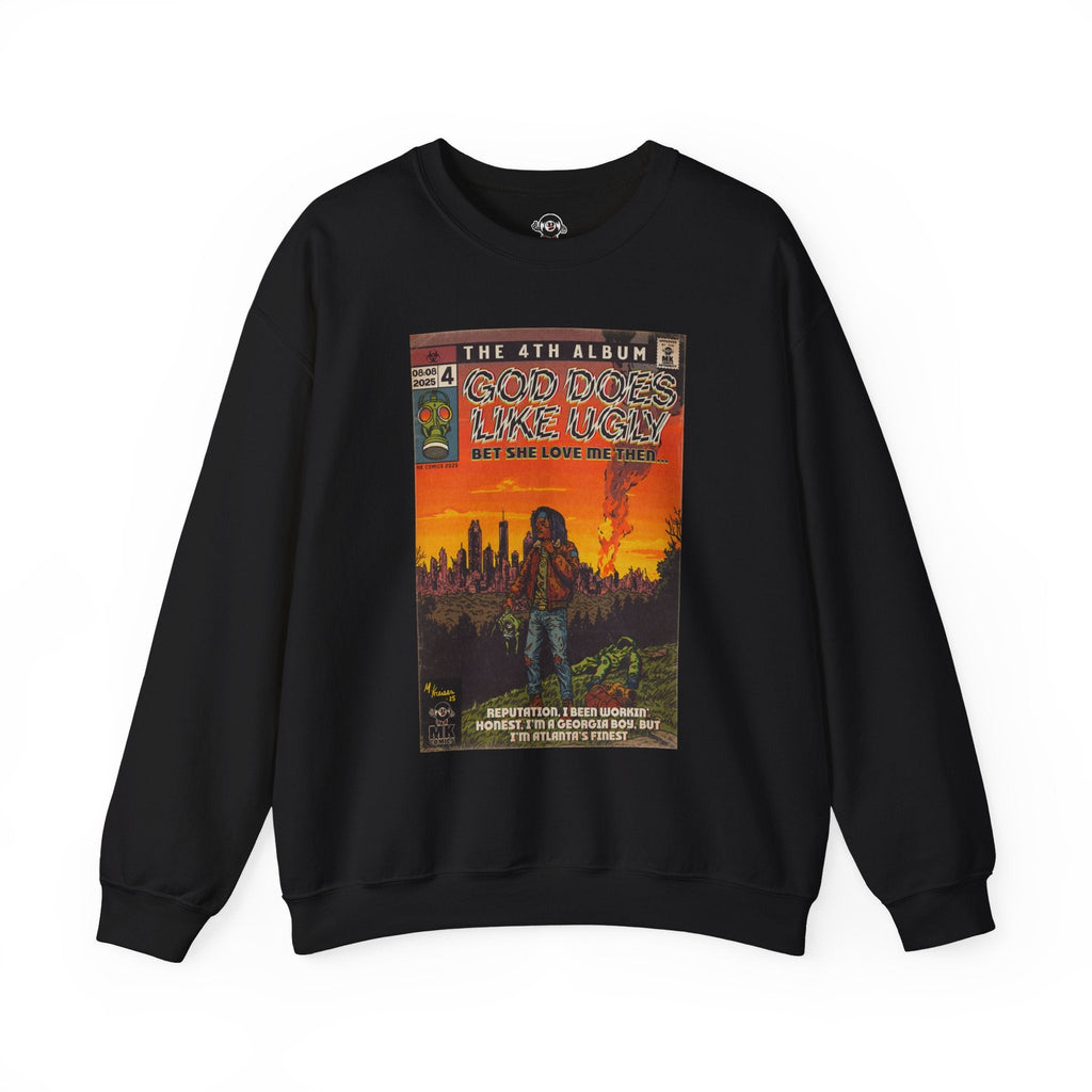 God Does Like Ugly - Unisex Heavy BlendÃ¢â€žÂ¢ Crewneck Sweatshirt T-Shirts, Hoodie | CiraTrend.com (Image 4)