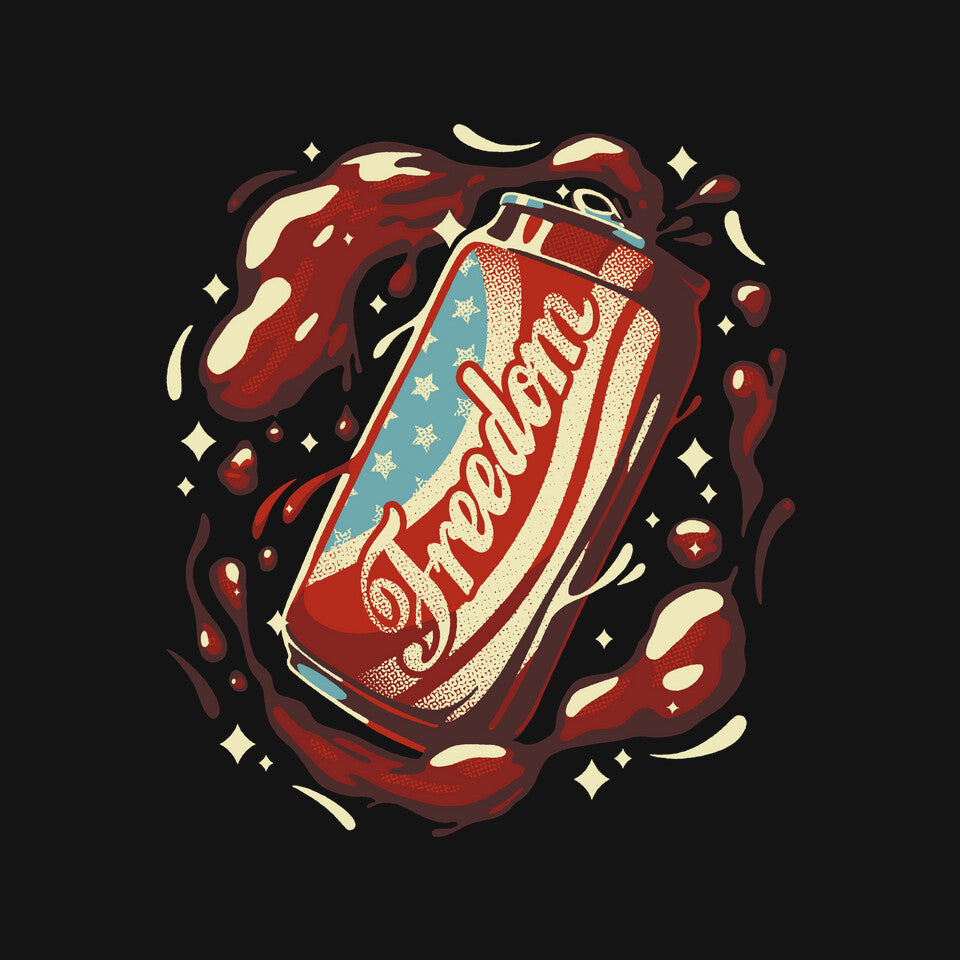 Freedom USA Soda Can