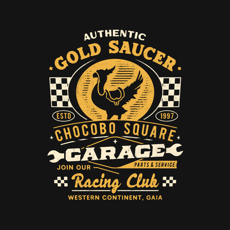 Gold Saucer Garage Vintage