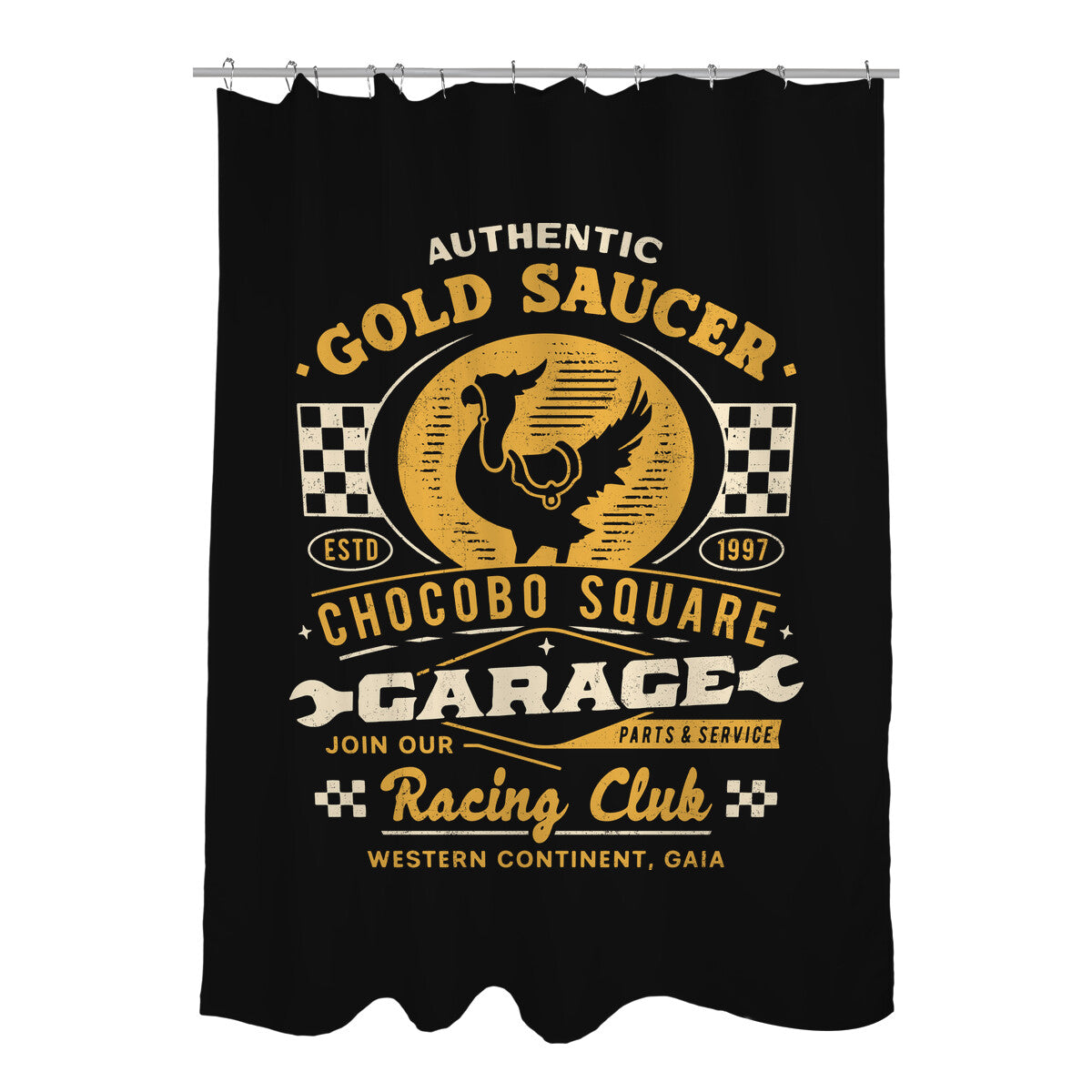 Gold Saucer Garage Vintage