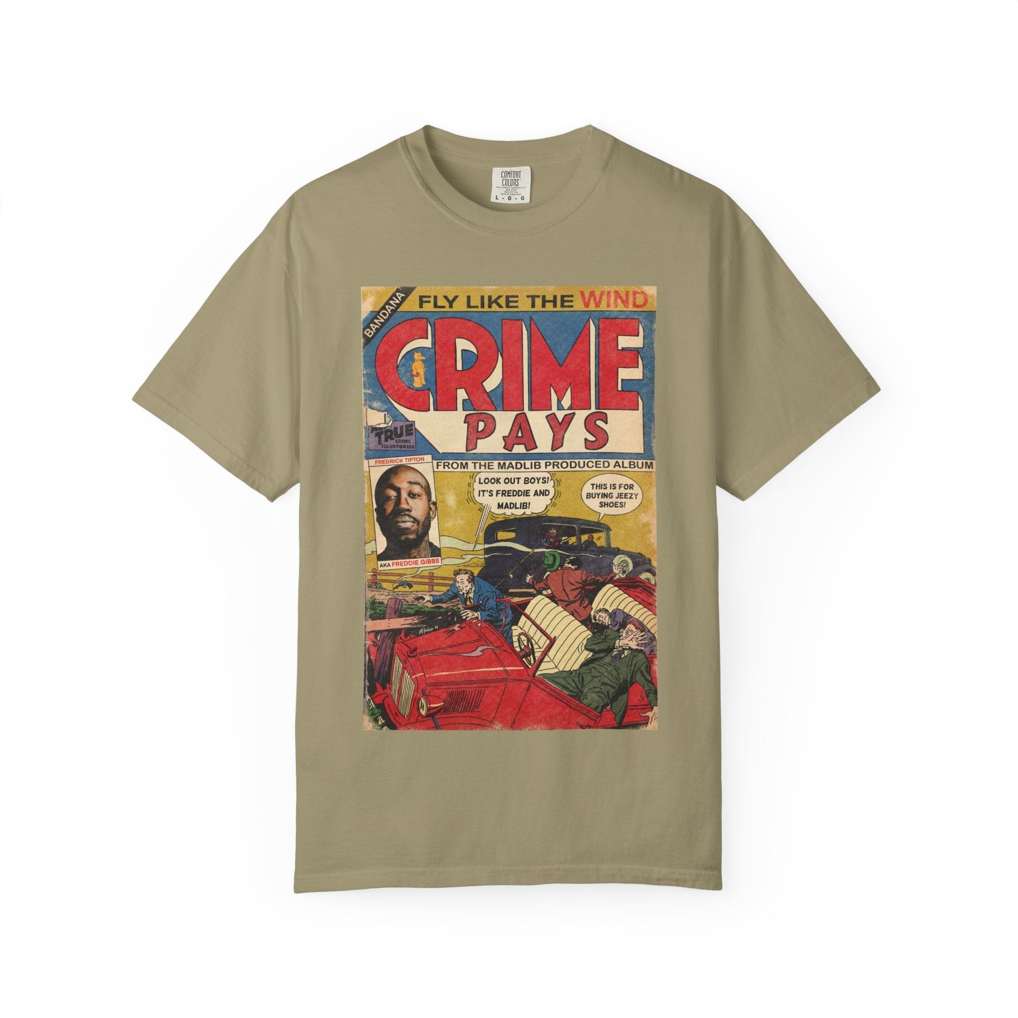 Crime Pays - Unisex Comfort Colors T-shirt Hoodie, Sweatshirt | CiraTrend.com (Image 5)