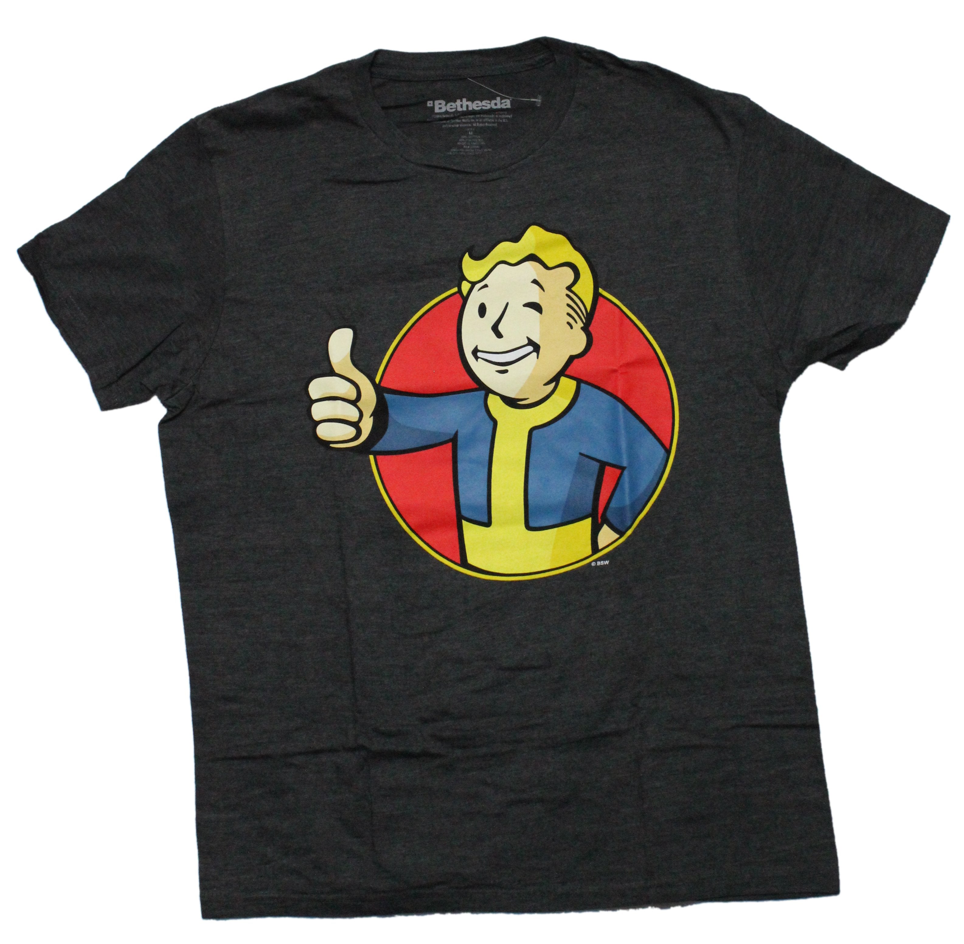 Fallout Mens T-Shirt -  Classic Thumbs Up Pip Boy Portrait Hoodie, Sweatshirt | CiraTrend.com