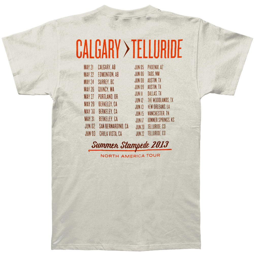 Calgary - Telluride 2013 Tour Slim Fit T-shirt Hoodie, Sweatshirt | CiraTrend.com (Image 2)