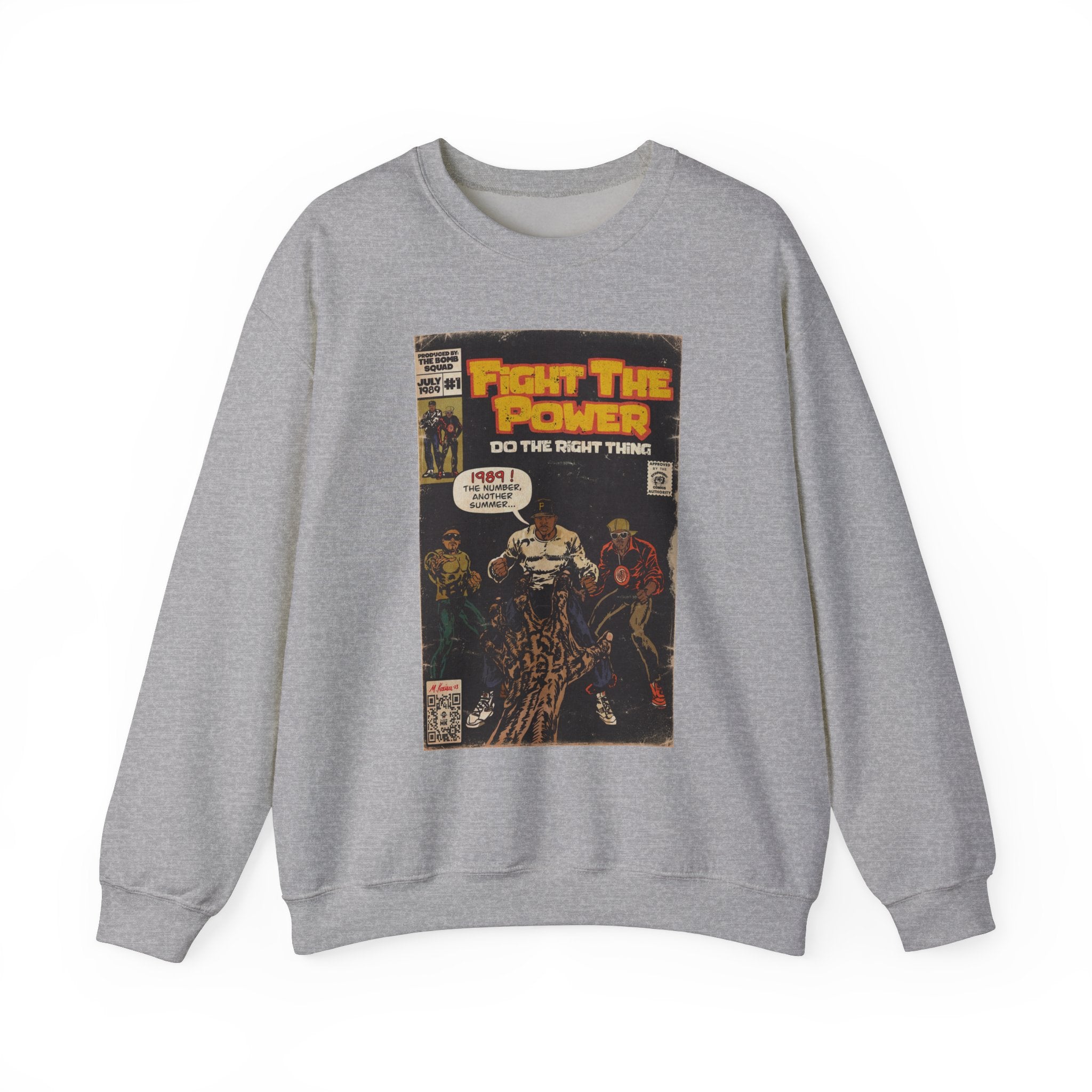 Fight The Power -  Unisex Heavy BlendÃ¢â€žÂ¢ Crewneck Sweatshirt T-Shirts, Hoodie | CiraTrend.com (Image 1)