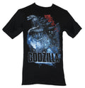 Godzilla Mens T-Shirt -  Movie Style Godzilla Trampling City W/ Japaneese Hoodie, Sweatshirt | CiraTrend.com