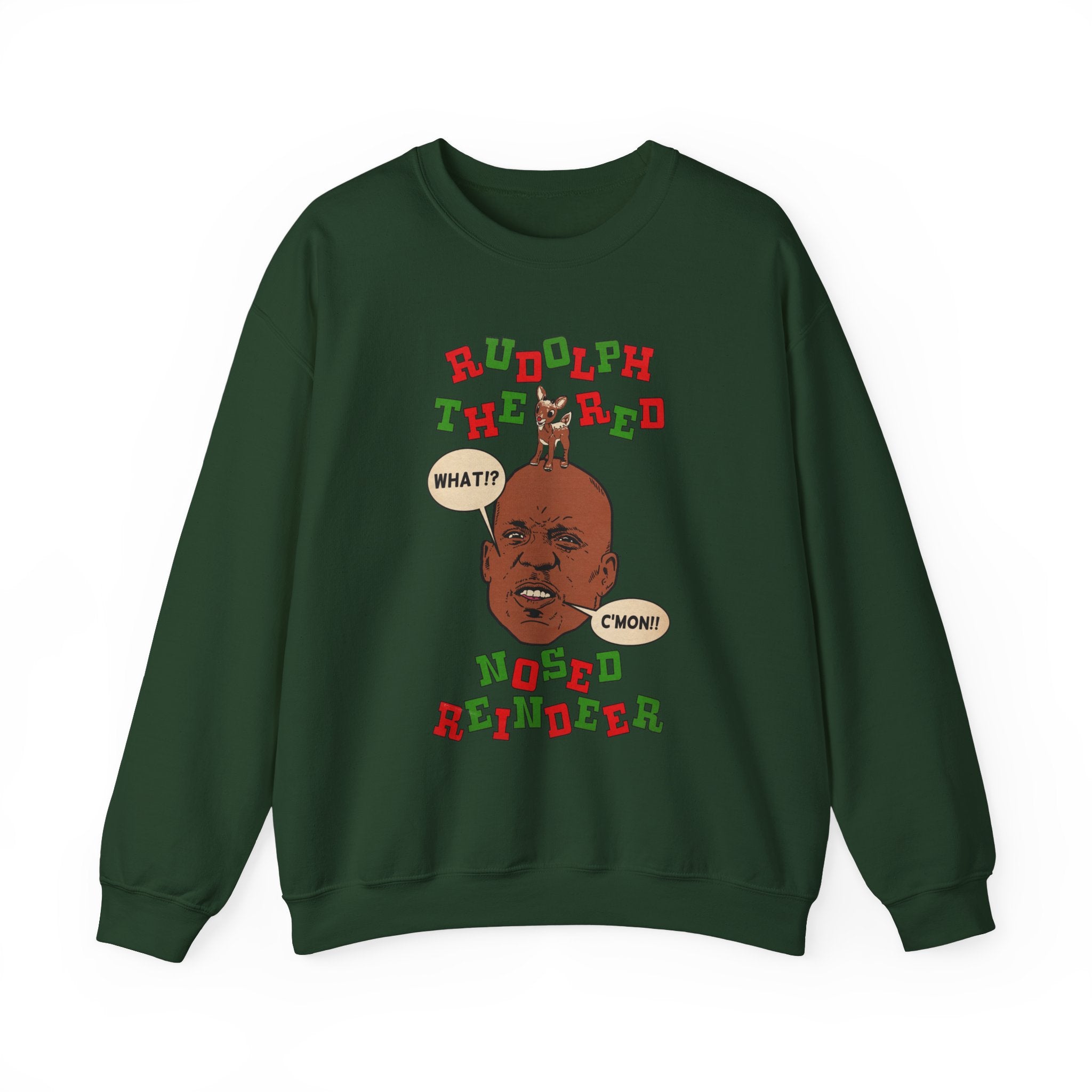 DMX - Rudolph - Christmas- Unisex Heavy BlendÃ¢â€žÂ¢ Crewneck Sweatshirt T-Shirts, Hoodie | CiraTrend.com (Image 4)