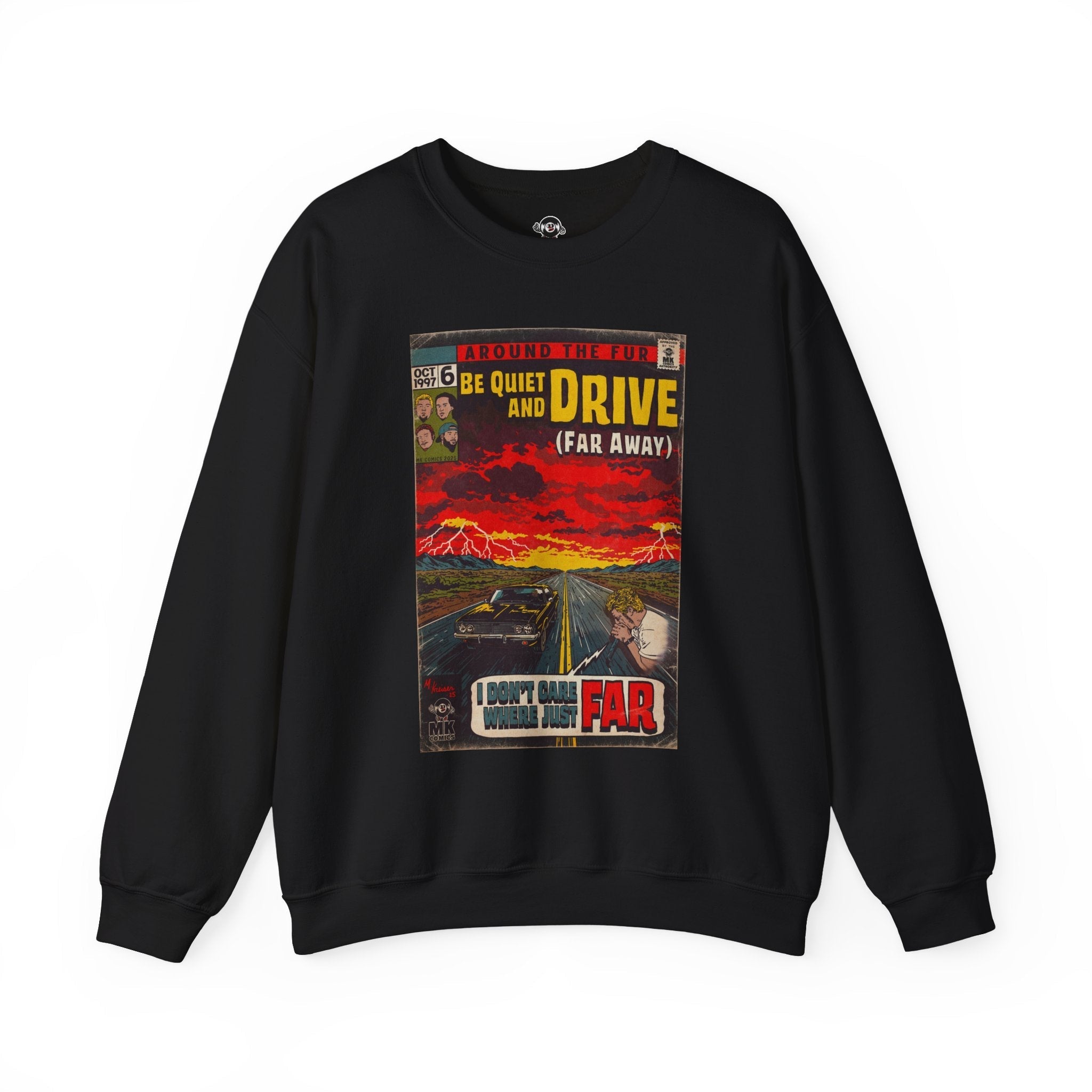 Be Quiet and Drive - Unisex Heavy BlendÃ¢â€žÂ¢ Crewneck Sweatshirt T-Shirts, Hoodie | CiraTrend.com (Image 4)