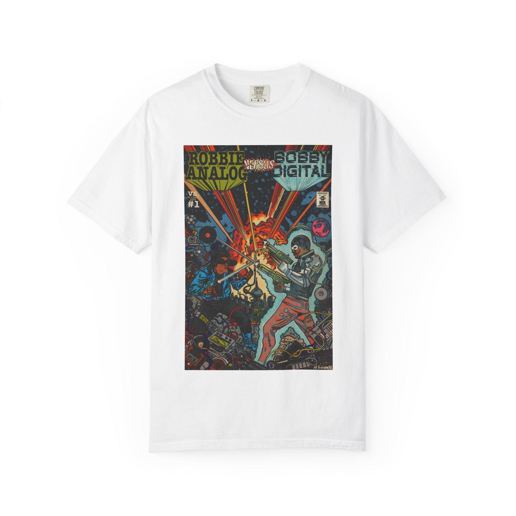 Analog vs. Digital - Unisex Comfort Colors T-shirt Hoodie, Sweatshirt | CiraTrend.com (Image 1)
