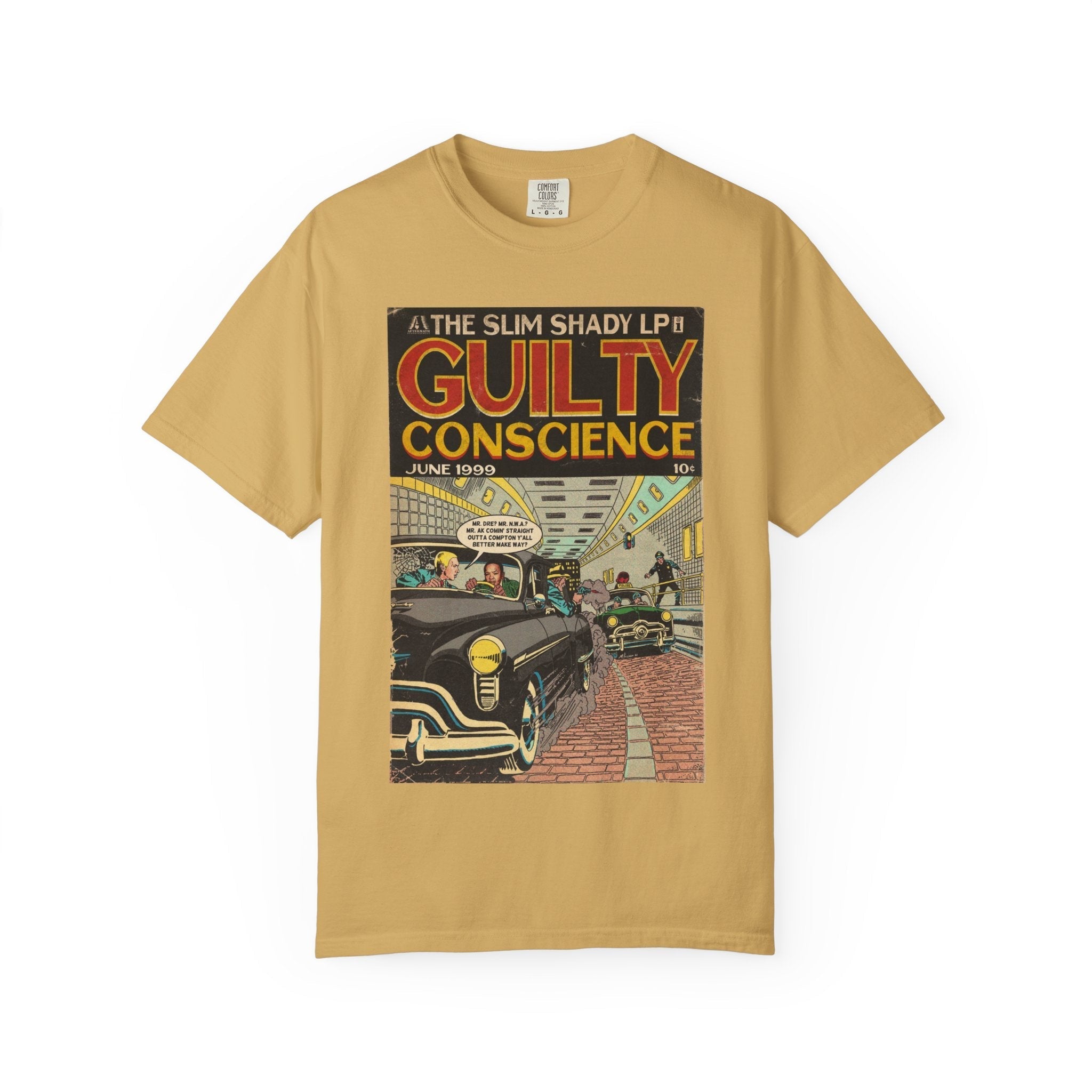 Guilty Conscience - Unisex Comfort Colors T-shirt Hoodie, Sweatshirt | CiraTrend.com (Image 1)