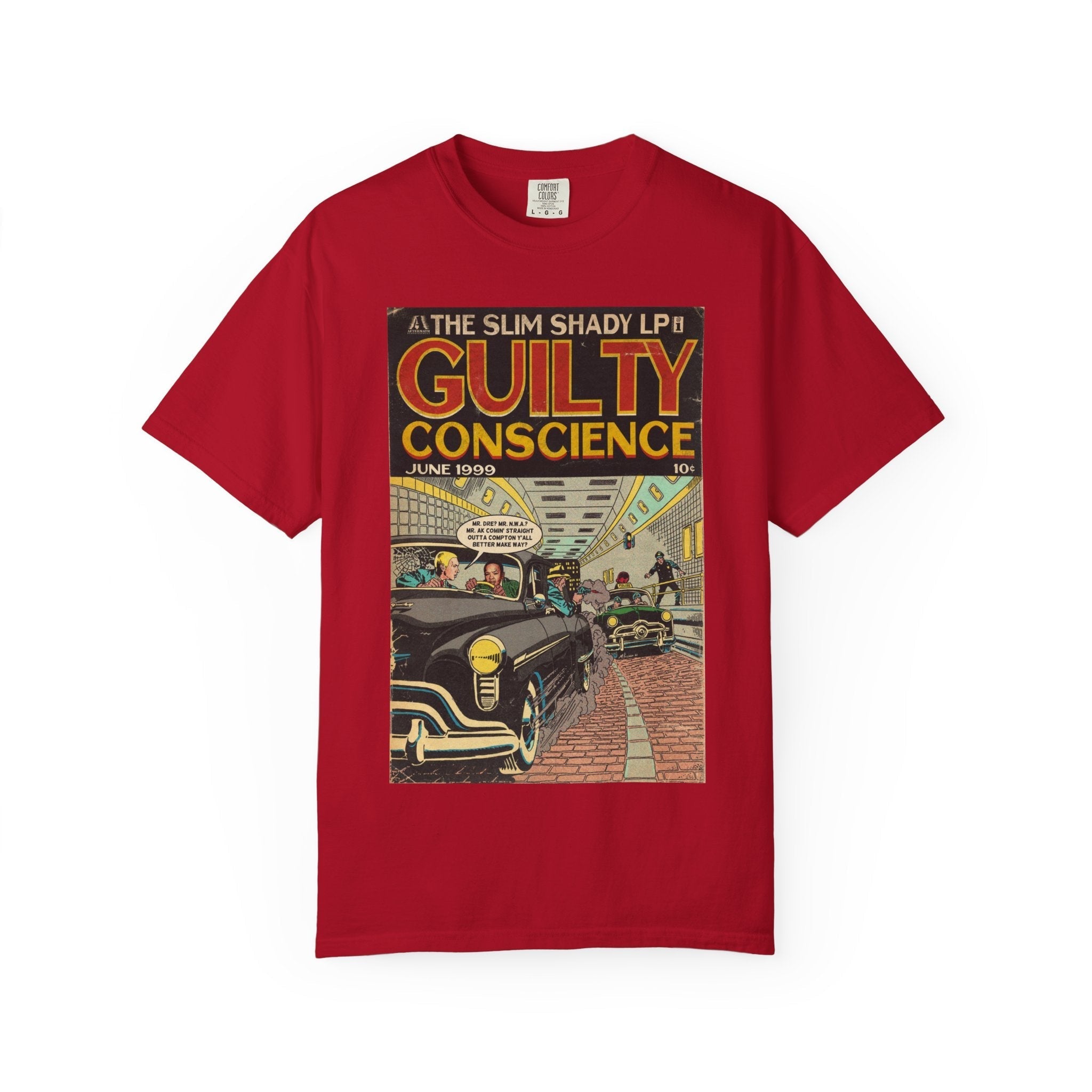 Guilty Conscience - Unisex Comfort Colors T-shirt Hoodie, Sweatshirt | CiraTrend.com (Image 5)