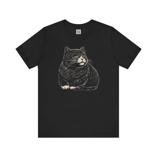 Charming Cat Graphic Tee Style003
