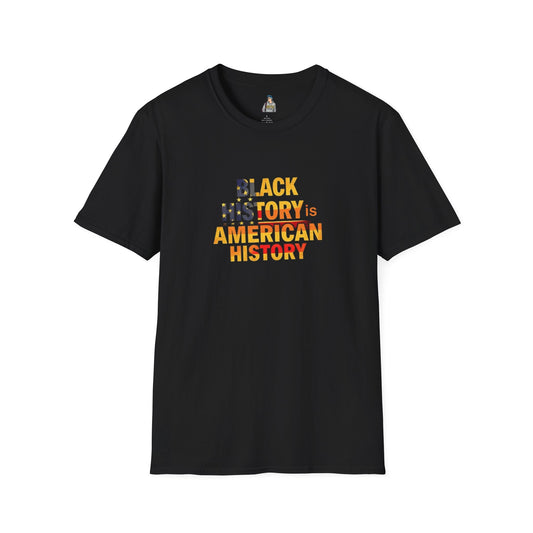 Unisex T-Shirt - 'Black History is American History' Graphic Tee