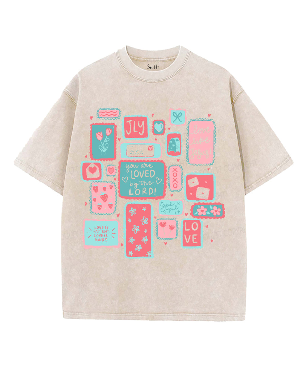 Love Like Jesus Unisex Washed Christian T-shirt Hoodie, Sweatshirt | CiraTrend.com (Image 4)