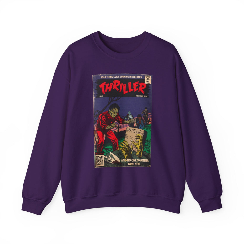 Thriller - Unisex Heavy BlendÃ¢â€žÂ¢ Crewneck Sweatshirt T-Shirts, Hoodie | CiraTrend.com (Image 3)