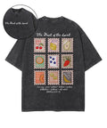 Fruit Of The Spirit Double Sided Unisex Washed Christian T-shirt Style008 Hoodie, Sweatshirt | CiraTrend.com (Image 1)
