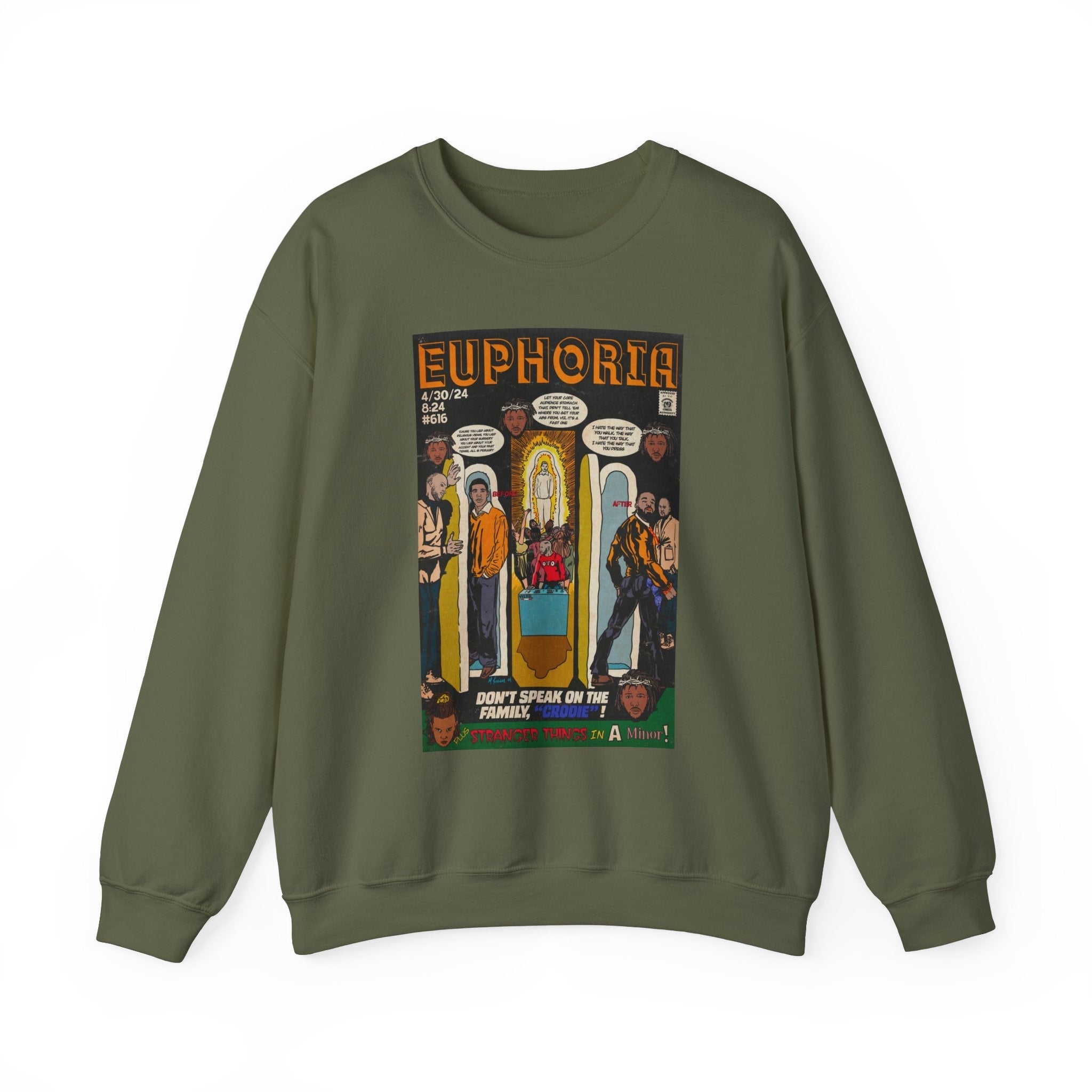 Euphoria - Unisex Heavy BlendÃ¢â€žÂ¢ Crewneck Sweatshirt T-Shirts, Hoodie | CiraTrend.com (Image 3)