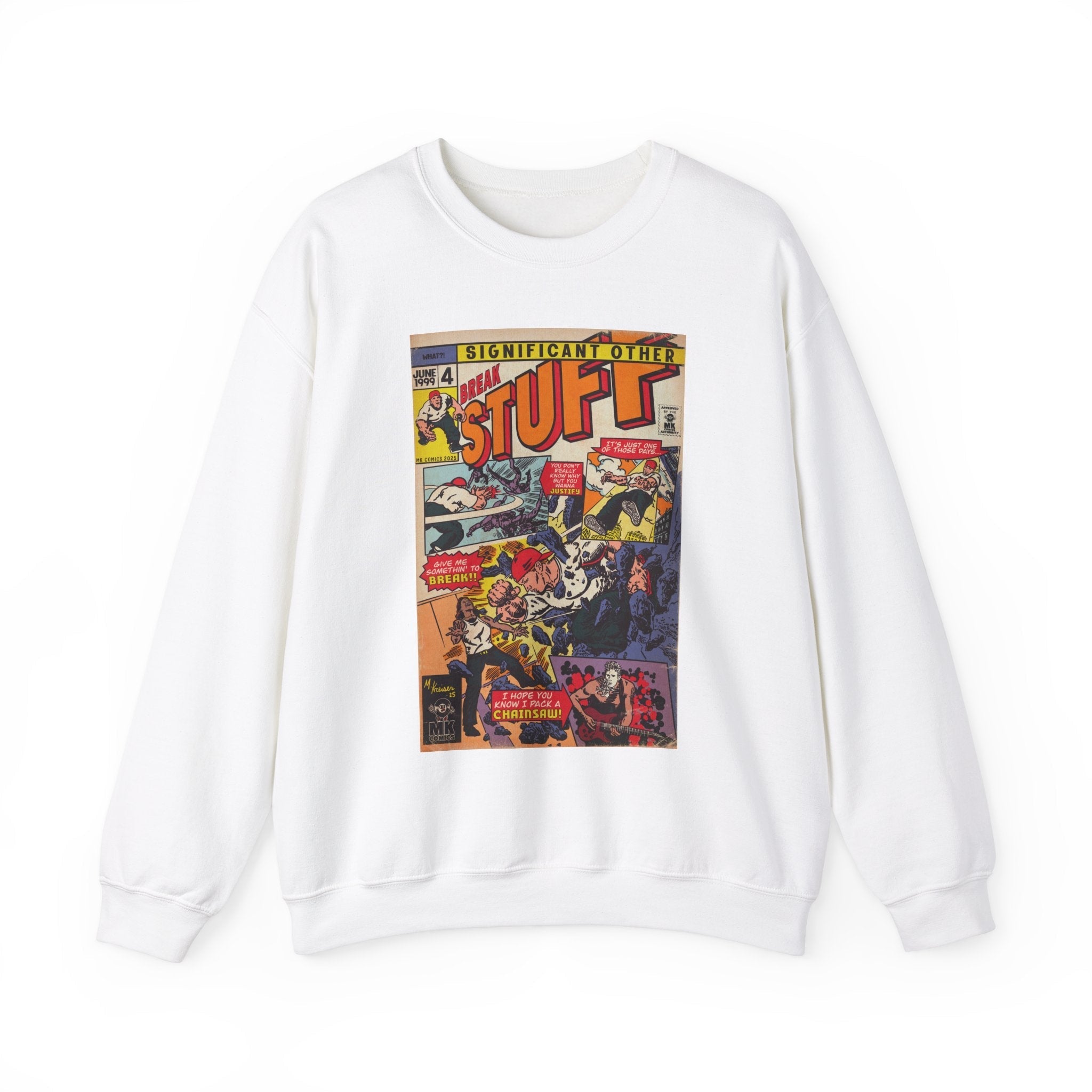 Break Stuff - Unisex Heavy BlendÃ¢â€žÂ¢ Crewneck Sweatshirt T-Shirts, Hoodie | CiraTrend.com (Image 1)