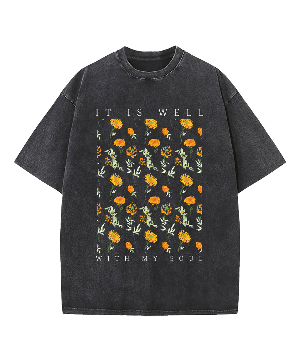 Is Well My Soul Washed Christian Style013 T-Shirts, Hoodie, Sweatshirt