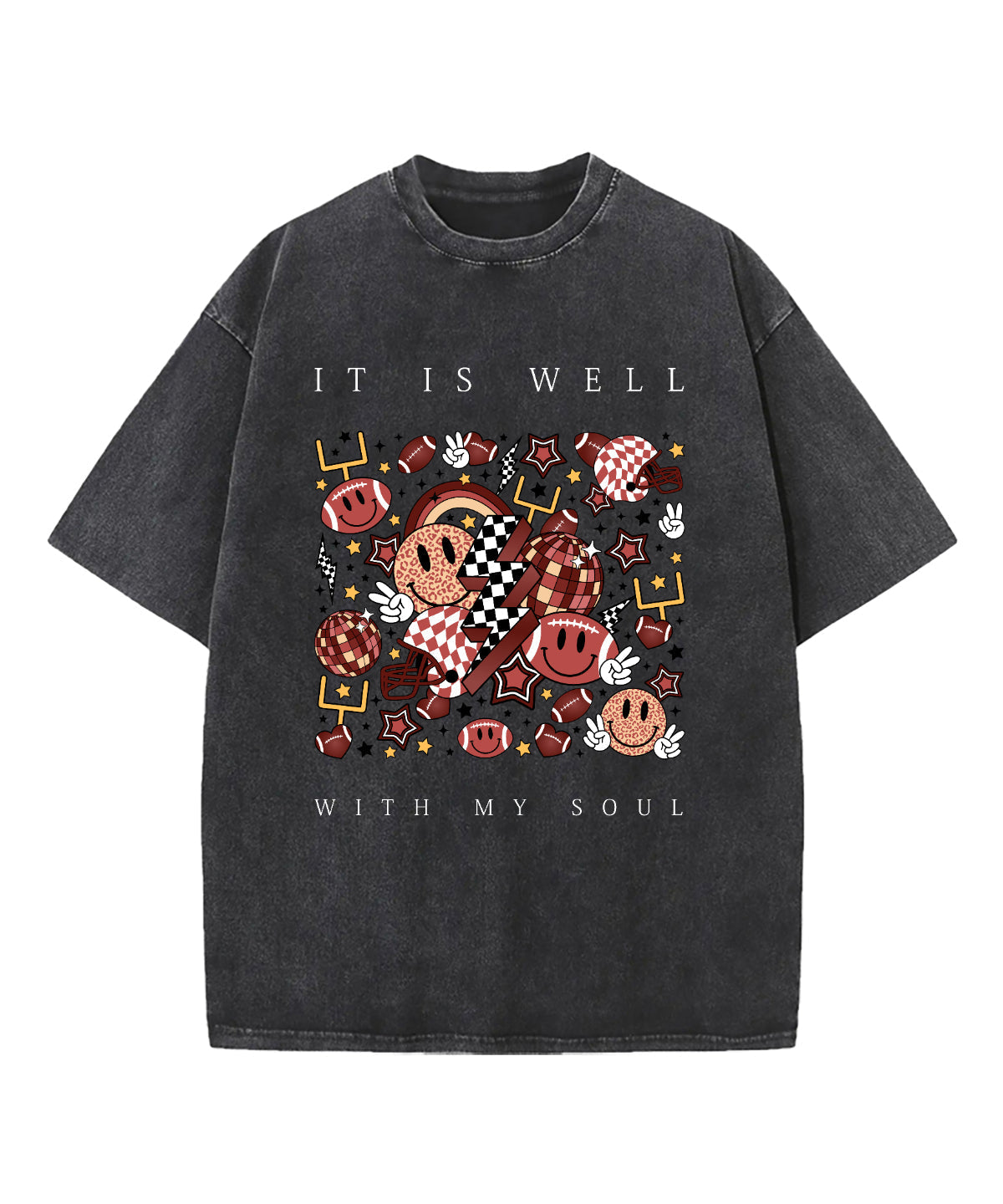 It Is Well With My Soul Washed Christian T-shirt Style018 Hoodie, Sweatshirt | CiraTrend.com (Image 1)