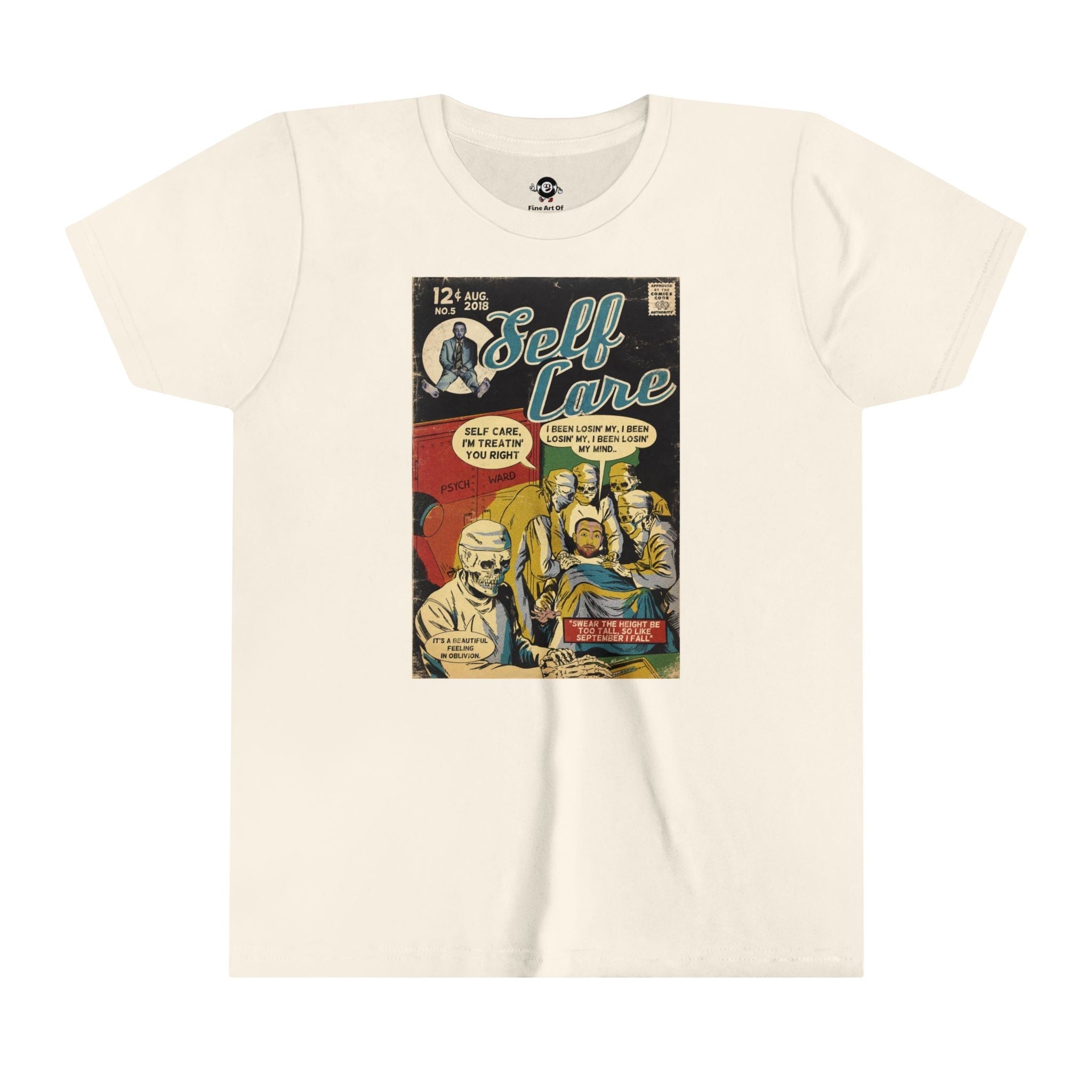 KIDS - Self Care - Youth Short Sleeve Tee Hoodie, Sweatshirt | CiraTrend.com (Image 1)