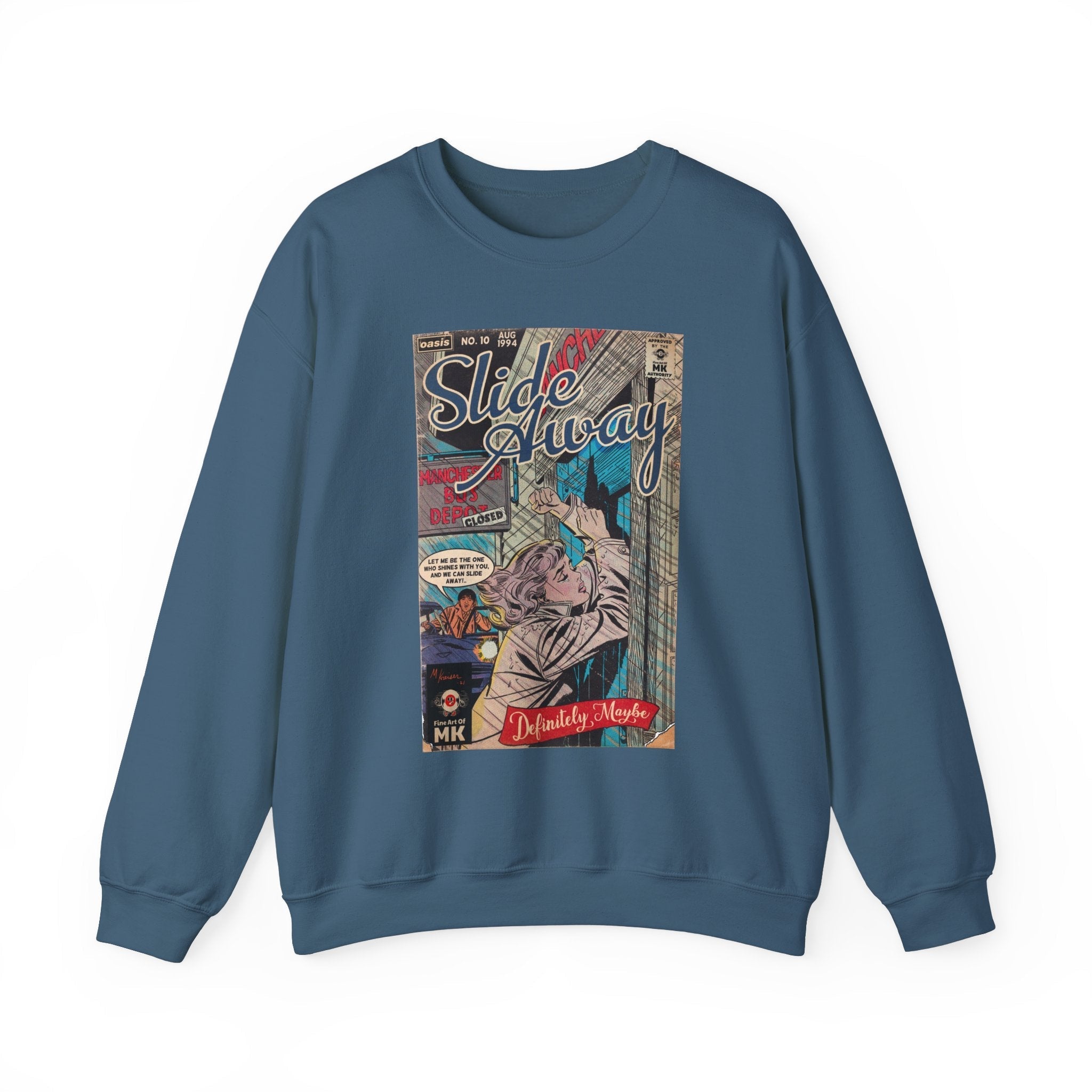 Slide Away - Unisex Heavy BlendÃ¢â€žÂ¢ Crewneck Sweatshirt T-Shirts, Hoodie | CiraTrend.com (Image 1)
