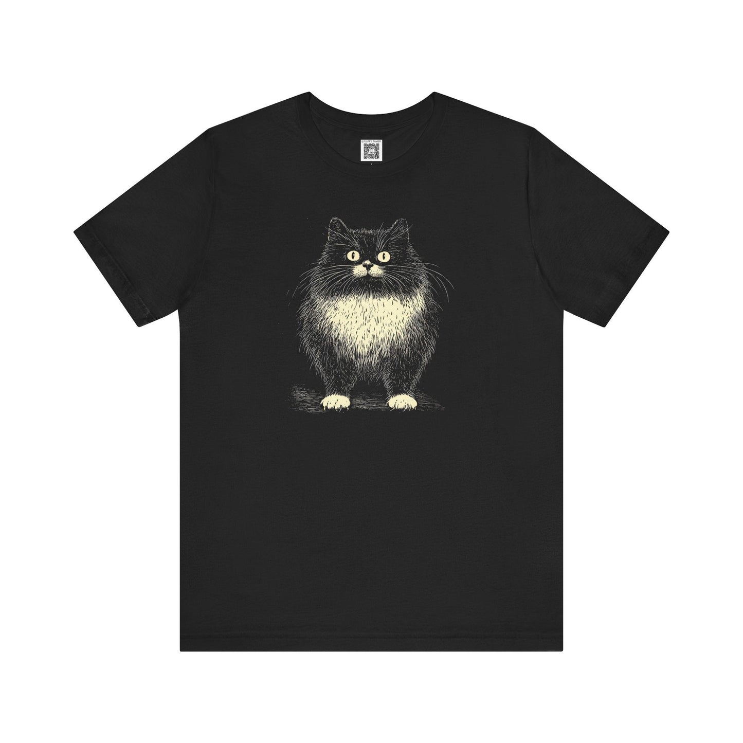 Whimsical Cat Graphic Tee Style062