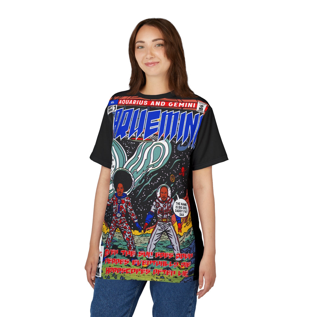 Aquemini Comic Book Art Cut & Sew (AOP) T-Shirts, Hoodie, Sweatshirt
