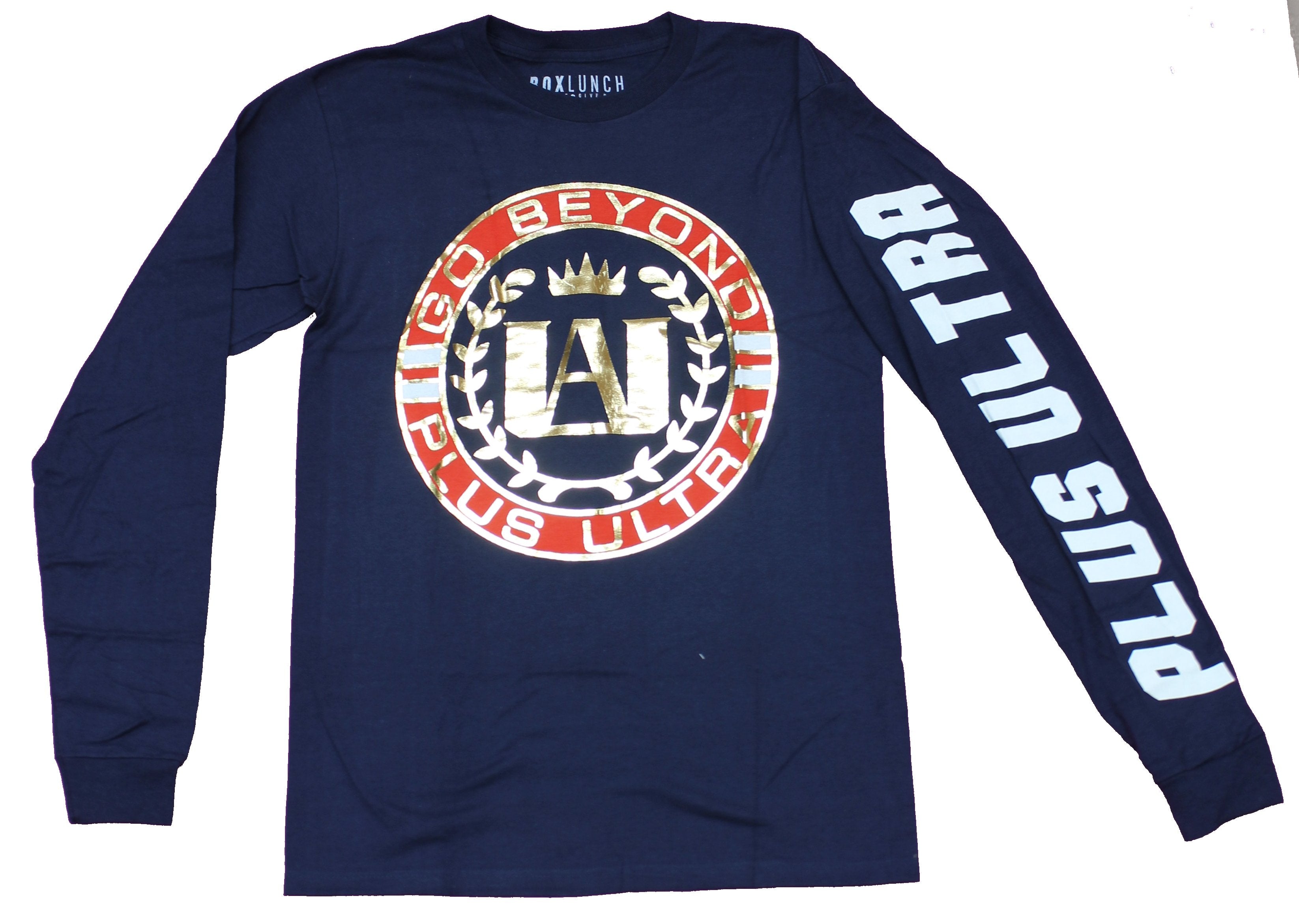 My Hero Academia Long Sleeve Mens T-Shirt - Go Beyond Plus Ultra Foil Hoodie, Sweatshirt | CiraTrend.com