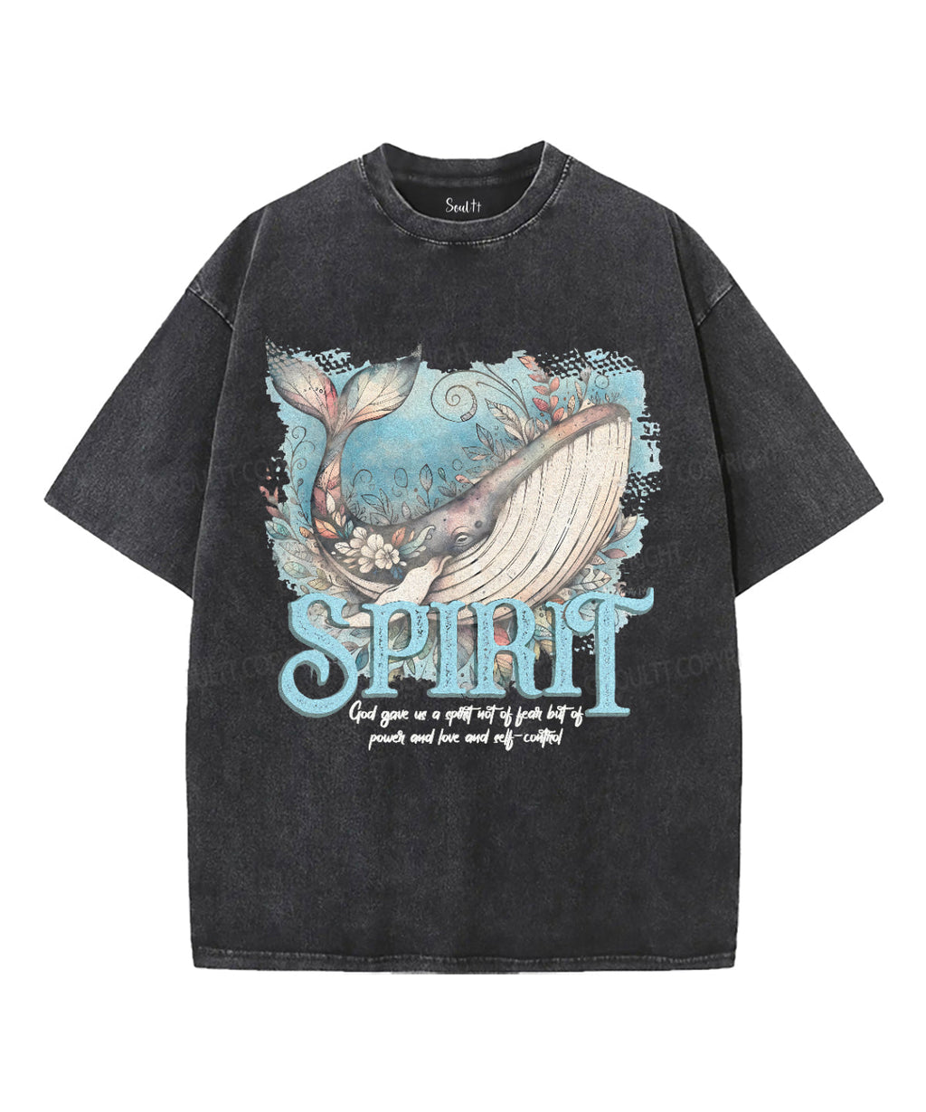 God Give Us Spirit Washed Christian T-Shirts, Hoodie, Sweatshirt