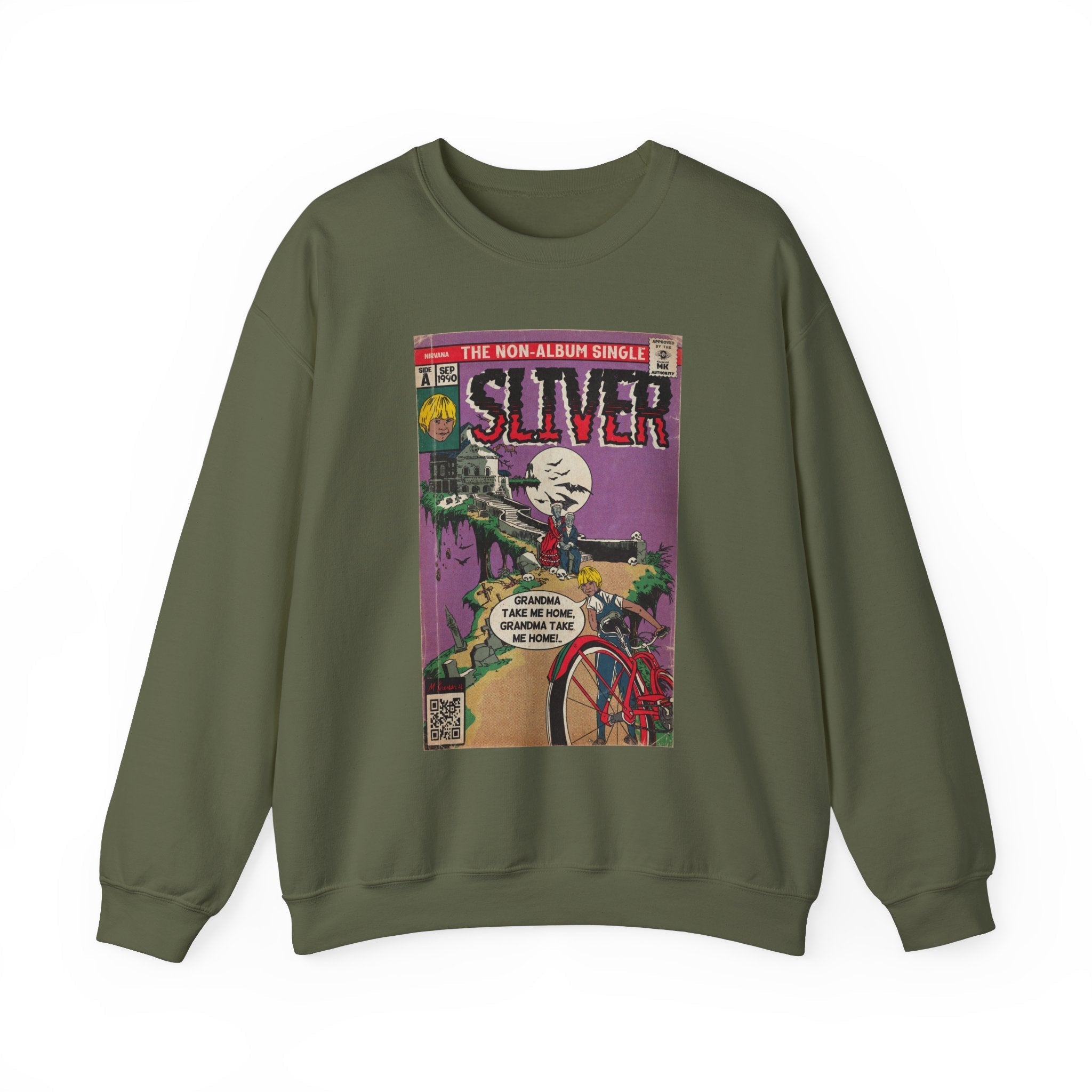 Sliver - Unisex Heavy BlendÃ¢â€žÂ¢ Crewneck Sweatshirt T-Shirts, Hoodie | CiraTrend.com (Image 2)