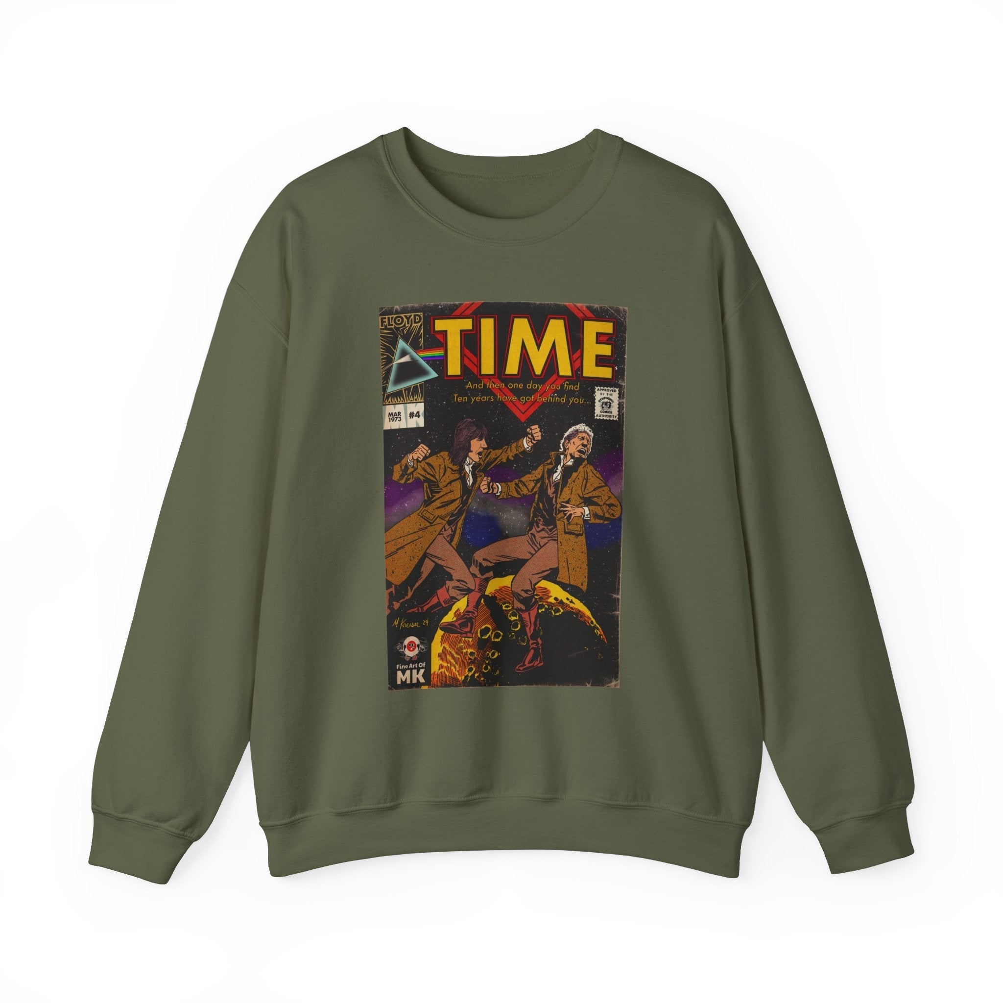 Time - Unisex Heavy BlendÃ¢â€žÂ¢ Crewneck Sweatshirt T-Shirts, Hoodie | CiraTrend.com (Image 5)