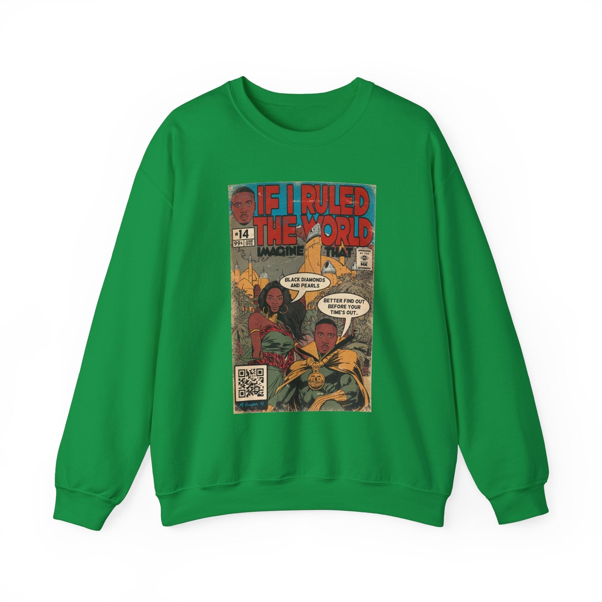 If I Ruled The World- Unisex Heavy BlendÃ¢â€žÂ¢ Crewneck Sweatshirt T-Shirts, Hoodie | CiraTrend.com (Image 4)
